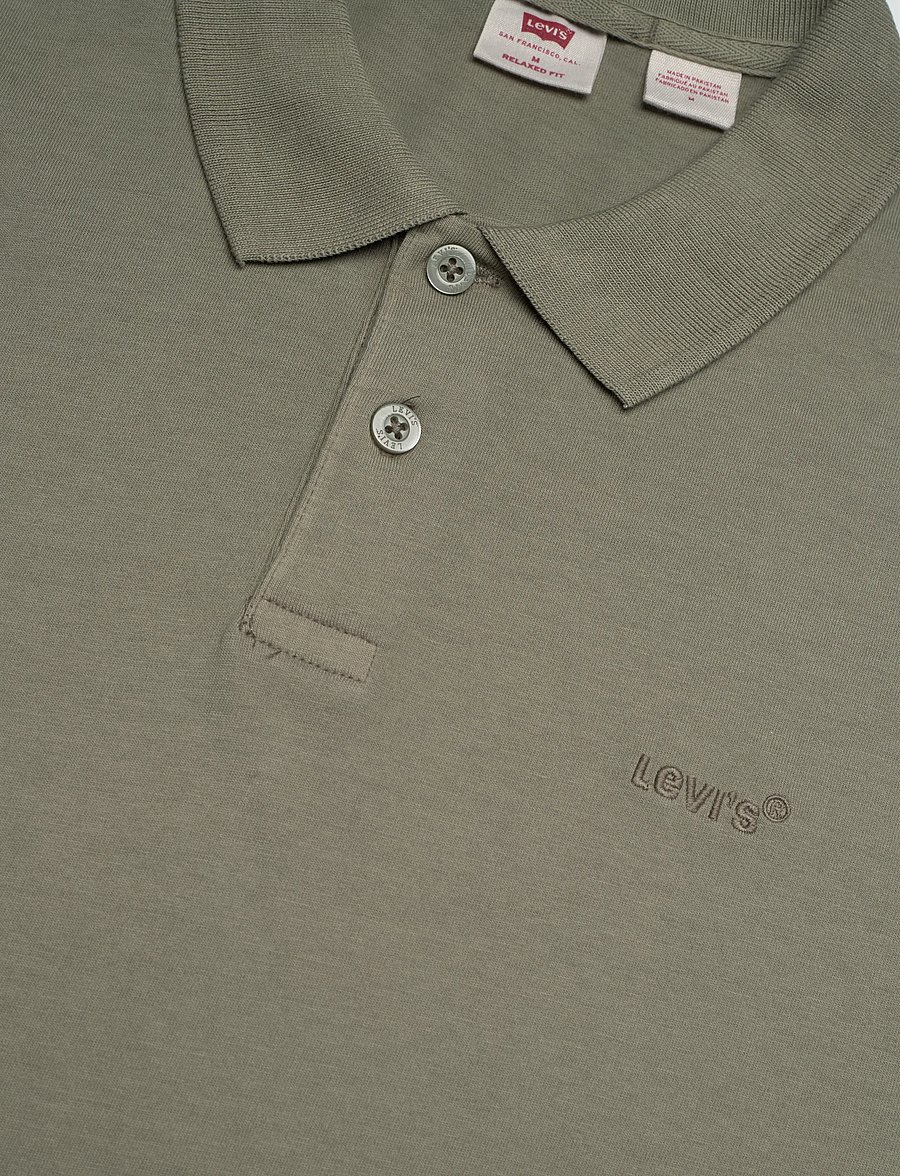 Levi's® - AUTHENTIC POLO GARMENT DYE MUL - kortærmede poloer - greens - 5