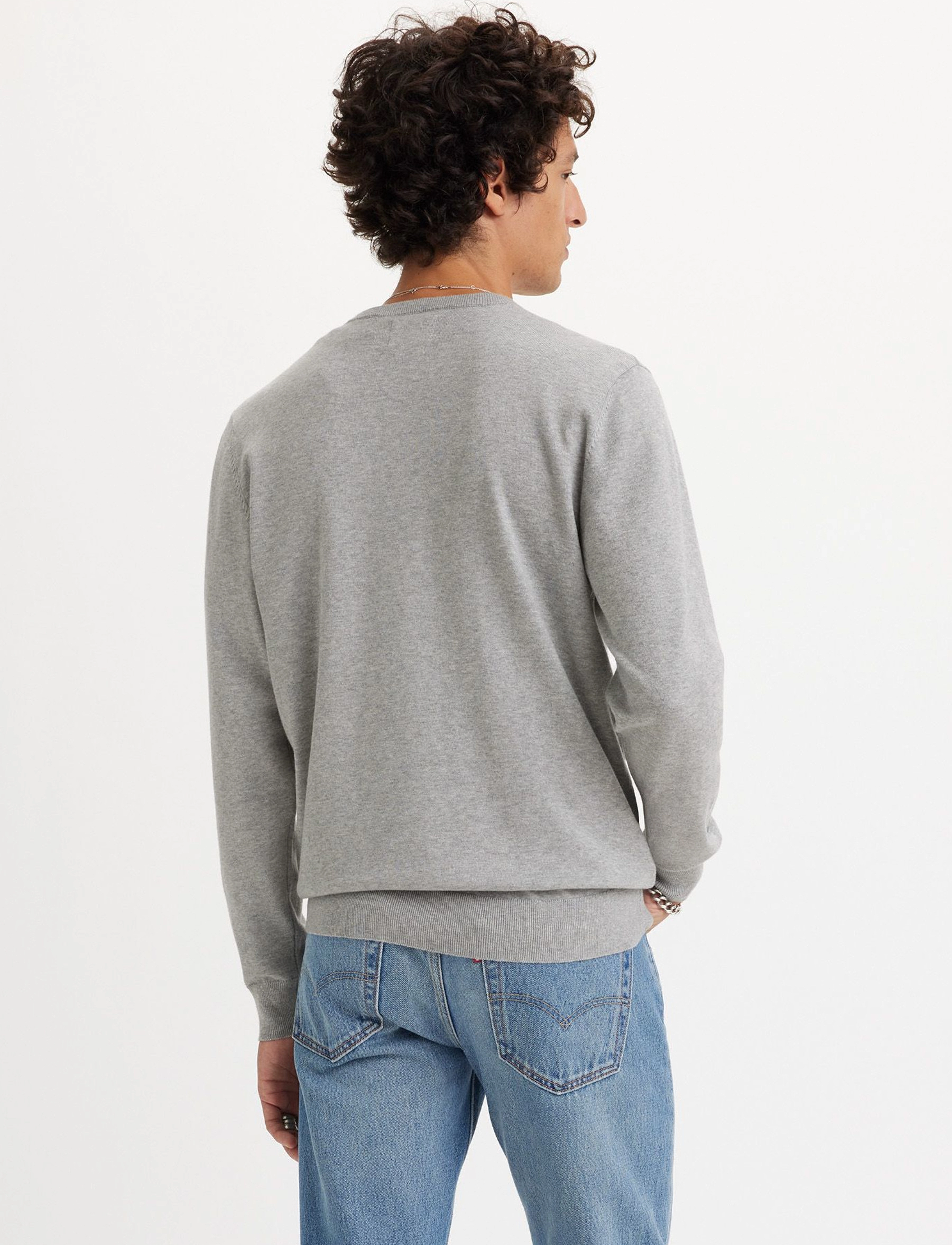 Levi's® - LIGHTWEIGHT HM SWEATER MID TON - greys - 4