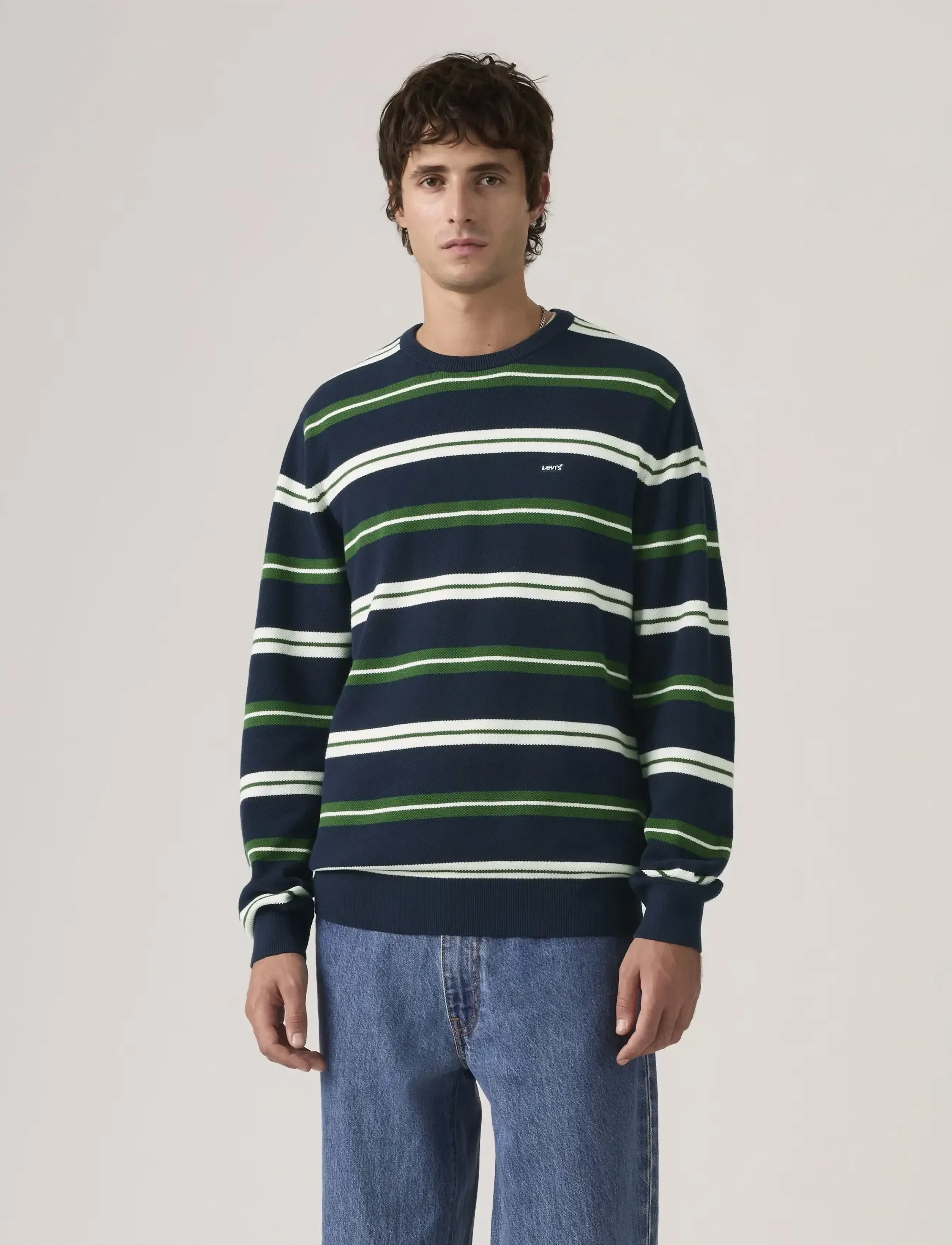 Levi's® LIGHTWEIGHT HM SWEATER ANTHEM - Apsipirkite pagal stilių - BLUES / navy