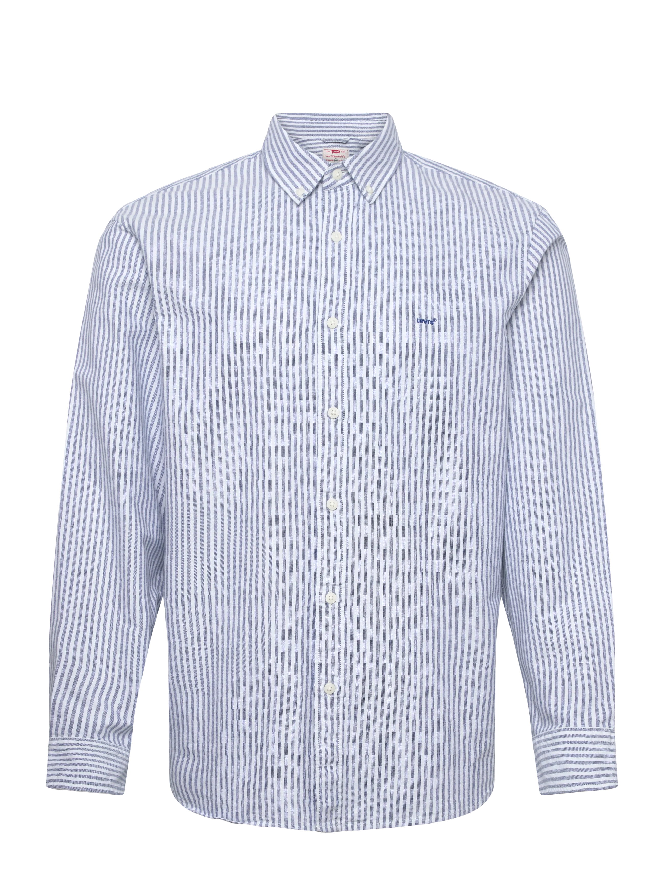 Levi's Authentic Button Down Waylon S, Mænd, Stribet Button Down Skjorte, Blå, Str: XXL