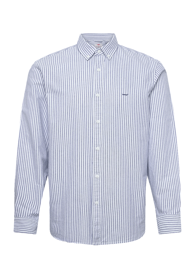 Levi's® - AUTHENTIC BUTTON DOWN WAYLON S - striped shirts - blues - 0
