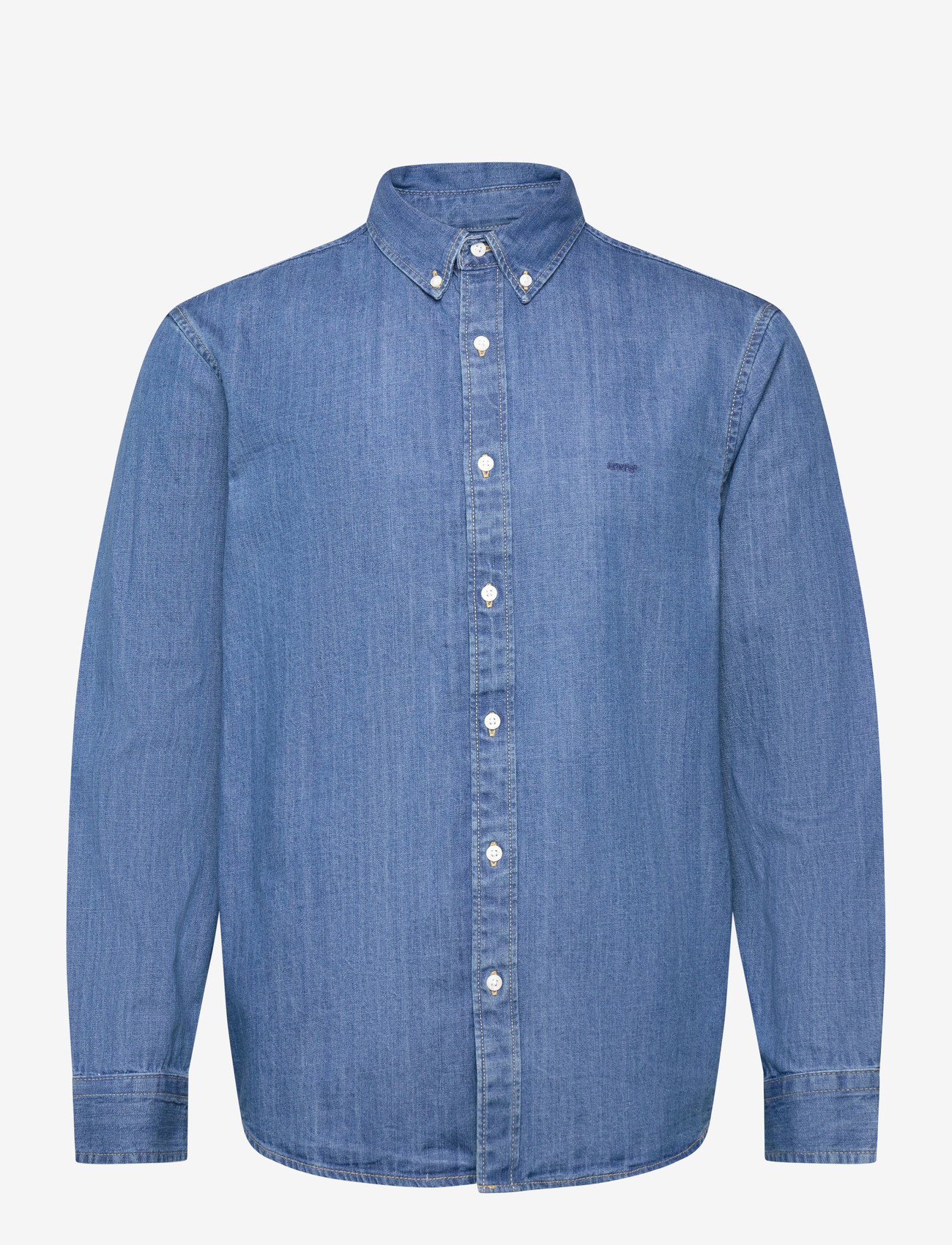 Levi's® - AUTHENTIC BUTTON DOWN WOODROW - teksasärgid - med indigo - flat finish - 0