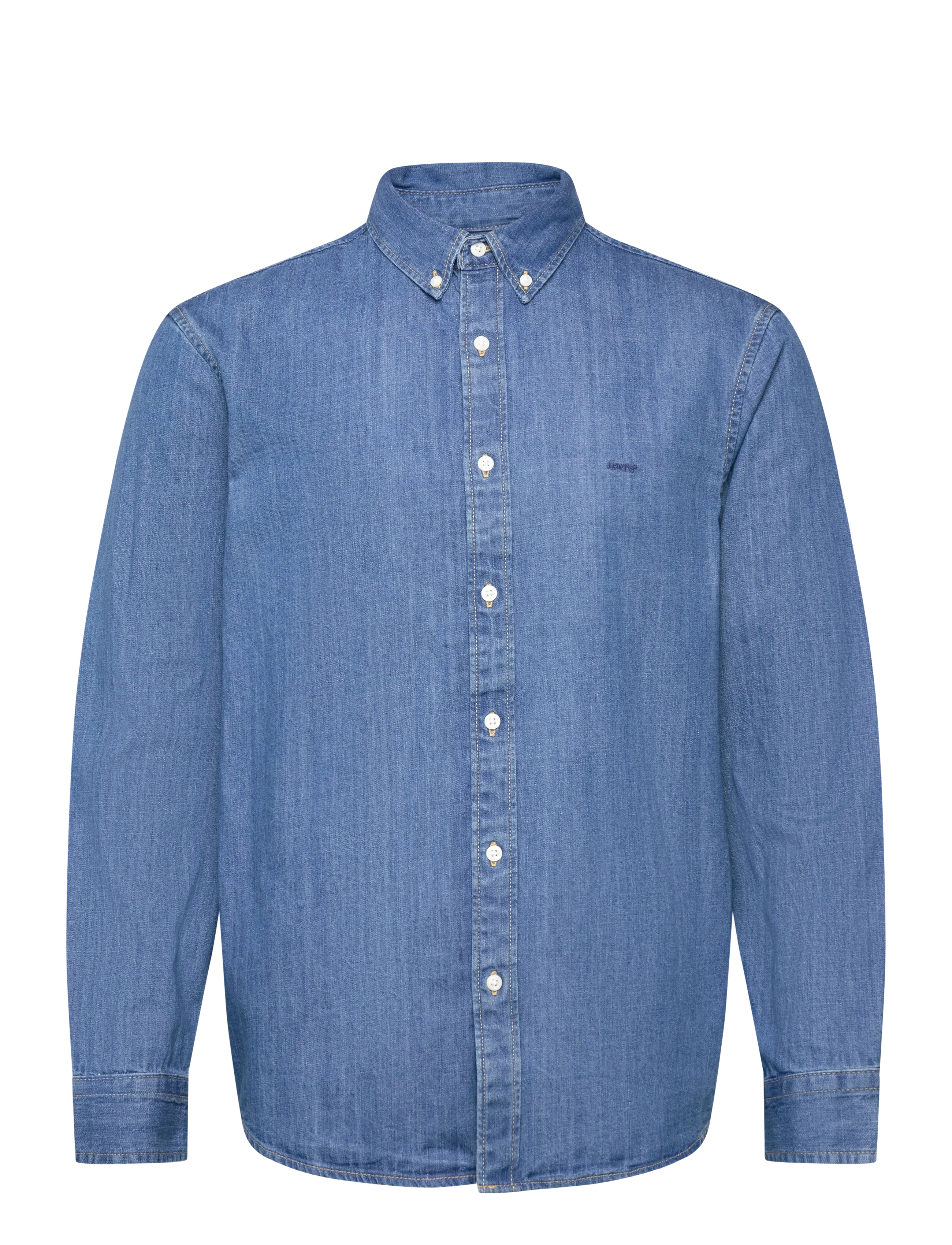 Levi's® AUTHENTIC BUTTON DOWN WOODROW - Levi's® - MED INDIGO - FLAT FINISH / blue