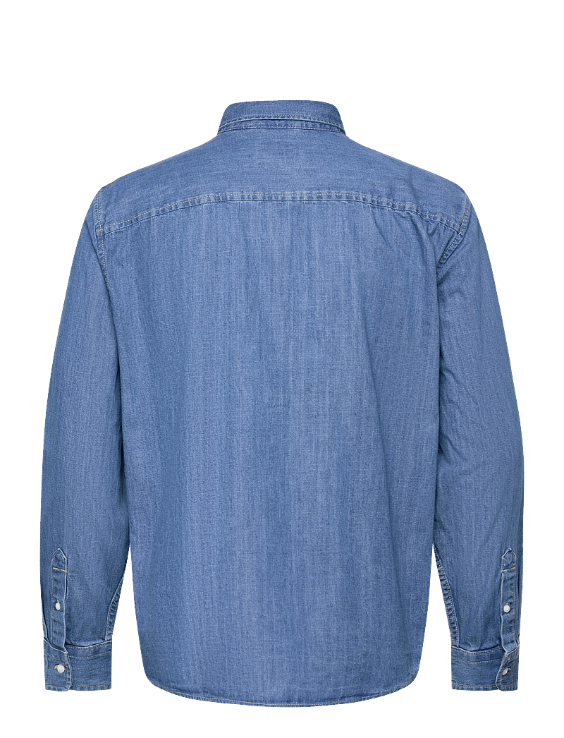 Levi's® - AUTHENTIC BUTTON DOWN WOODROW - teksasärgid - med indigo - flat finish - 1