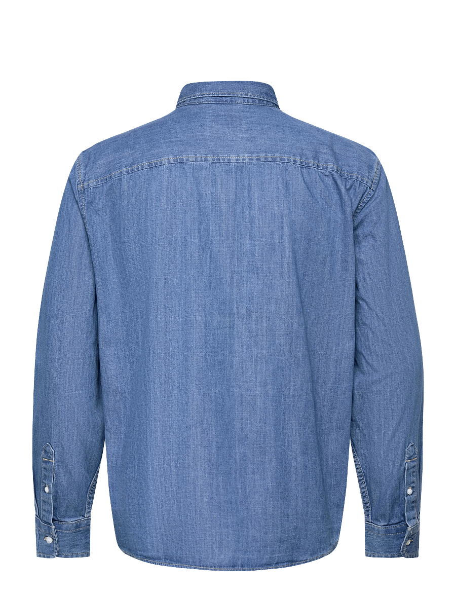 Levi's® - AUTHENTIC BUTTON DOWN WOODROW - jeanshemden - med indigo - flat finish - 2