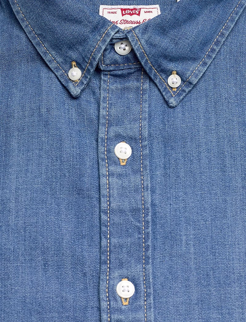 Levi's® - AUTHENTIC BUTTON DOWN WOODROW - teksasärgid - med indigo - flat finish - 2
