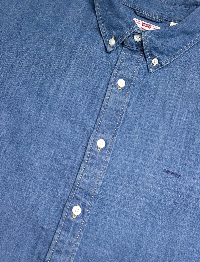 Levi's® - AUTHENTIC BUTTON DOWN WOODROW - teksasärgid - med indigo - flat finish - 3