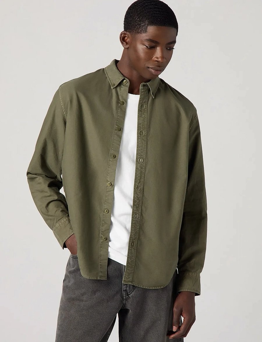 Levi's® - AUTHENTIC BUTTON DOWN CYCLE OL - freizeithemden - greens - 0