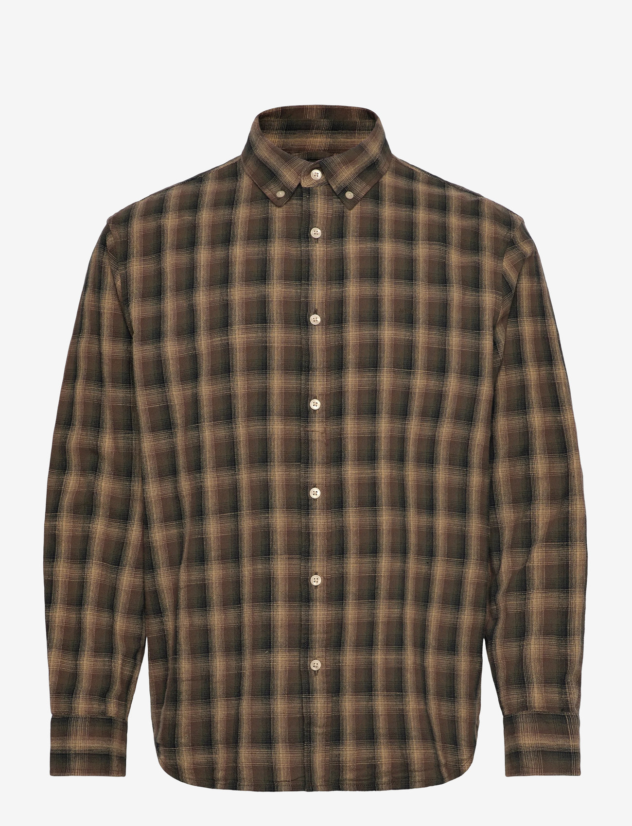 Levi's® - AUTHENTIC BUTTON DOWN YURI PLA - browns - 0