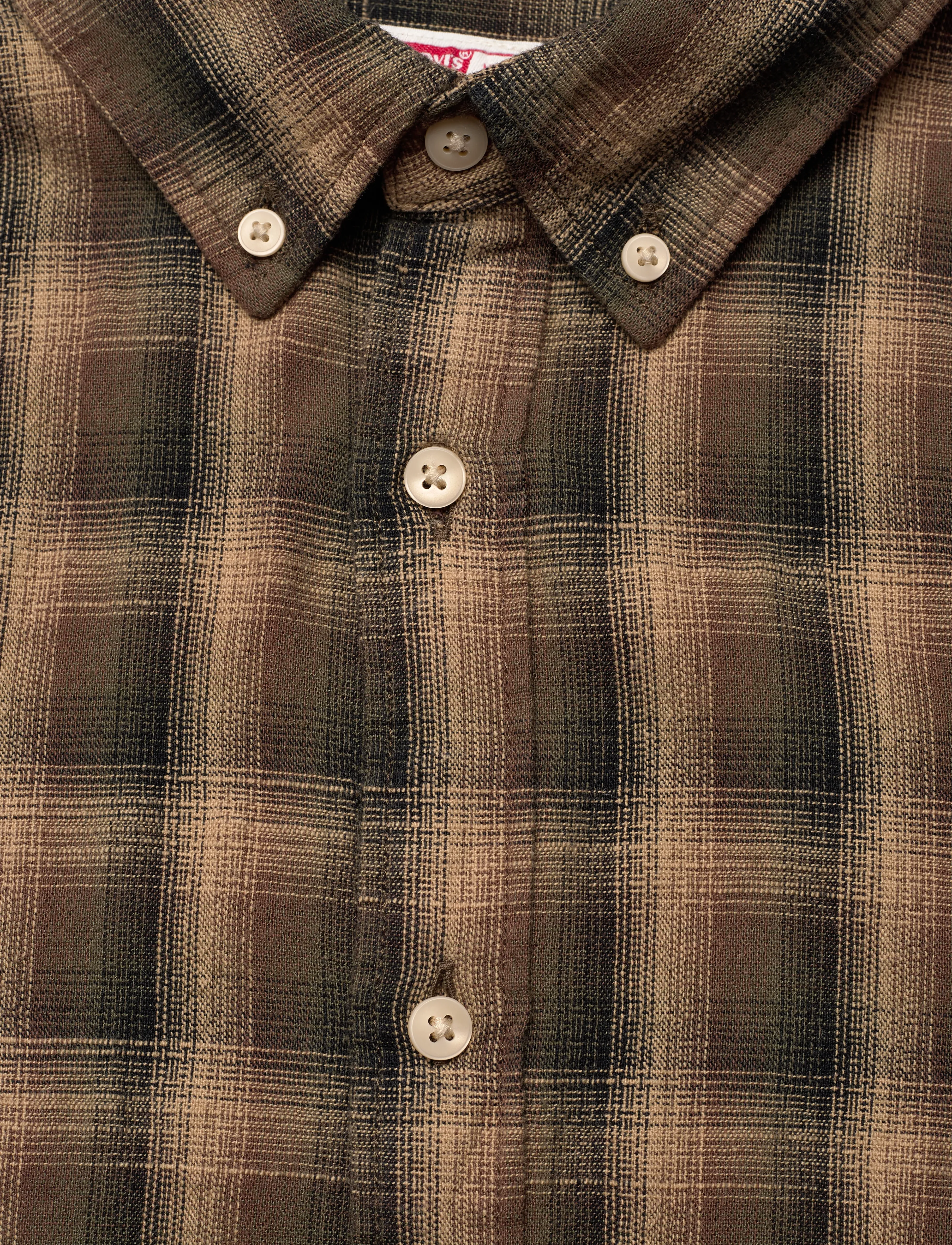 Levi's® - AUTHENTIC BUTTON DOWN YURI PLA - browns - 4