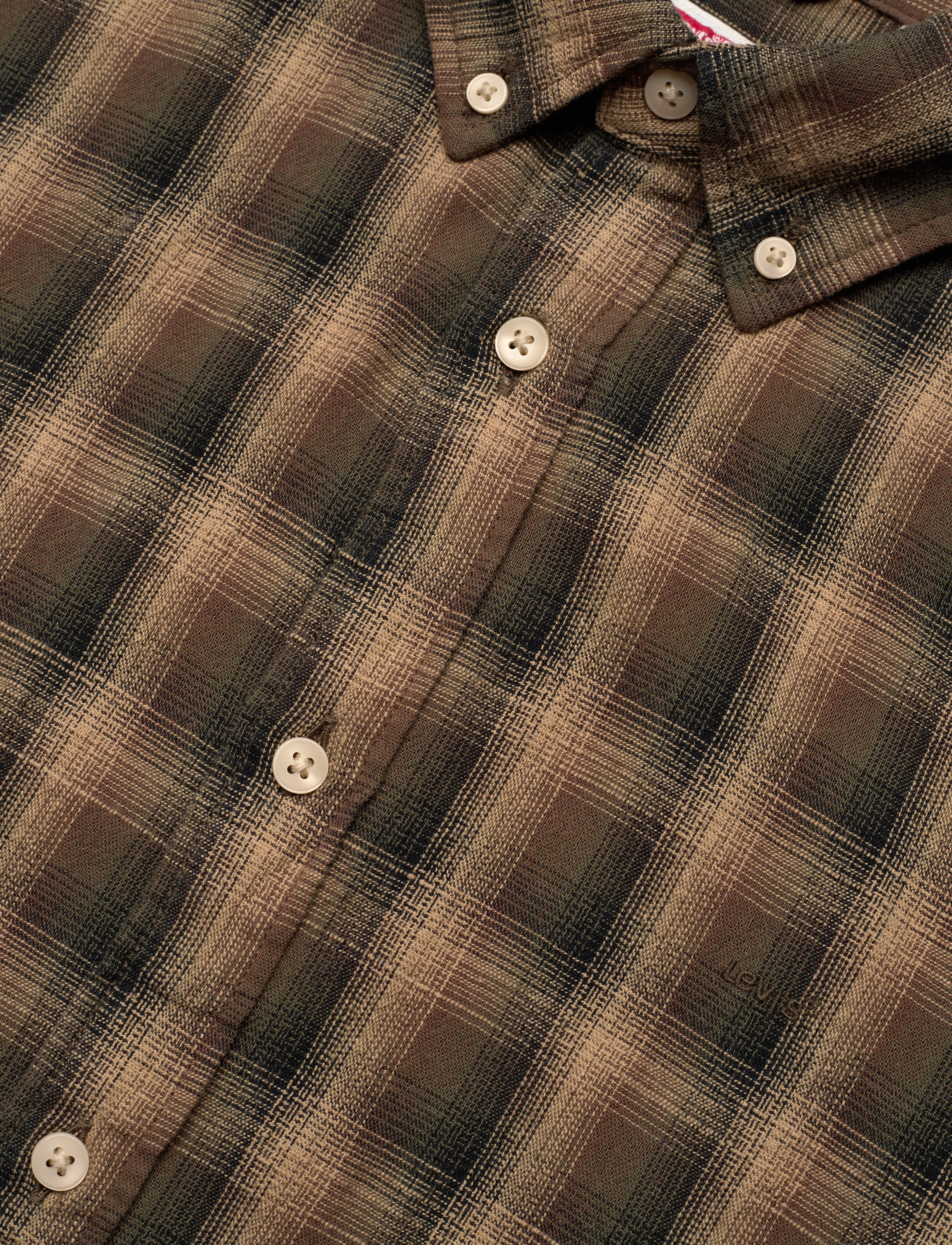 Levi's® - AUTHENTIC BUTTON DOWN YURI PLA - browns - 5