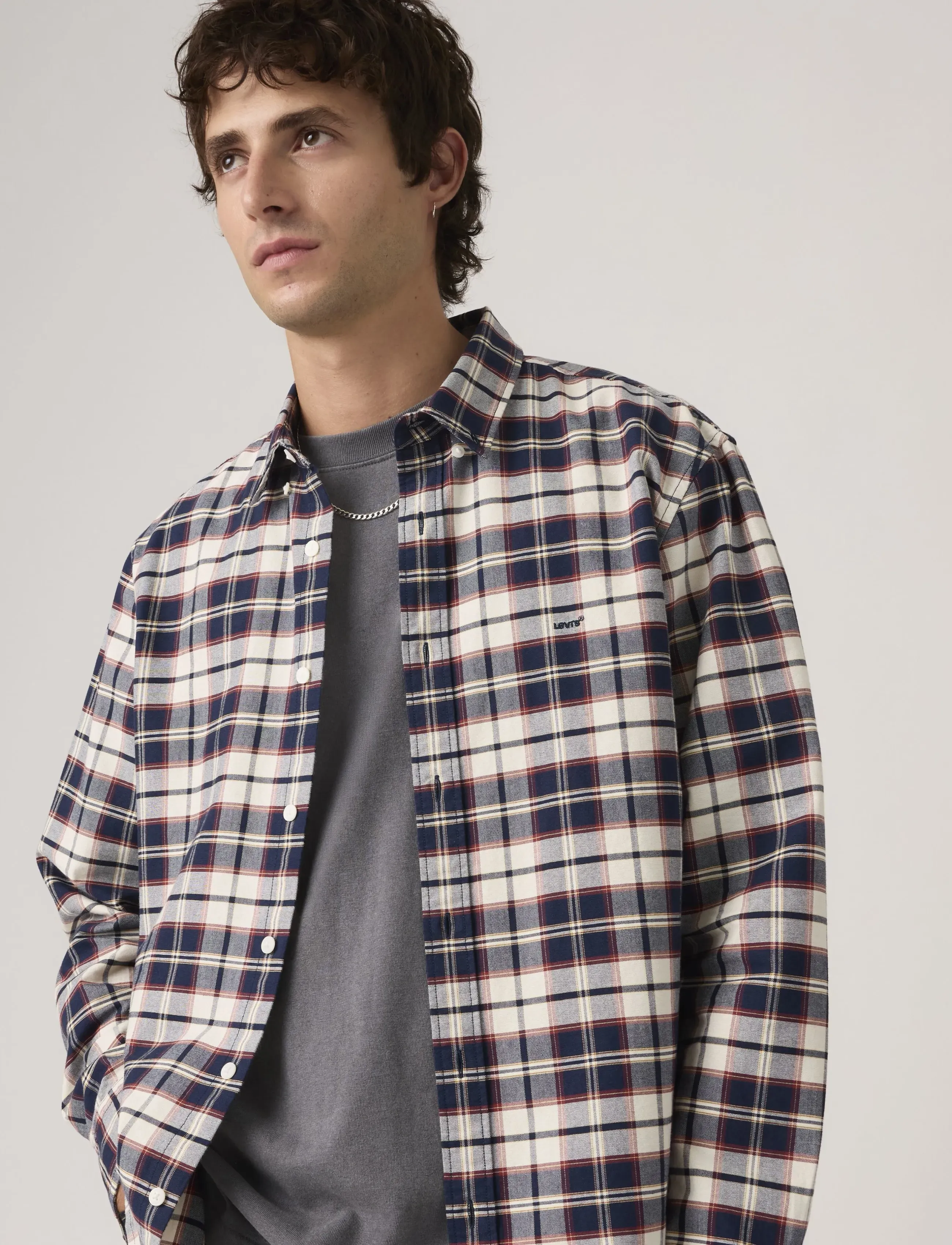 Levi's® AUTHENTIC BUTTON DOWN MULTI-COLOR - Voir tout - AUTHENTIC BUTTON DOWN ATILA PLAID DRESS BLUES OXFORD / multi