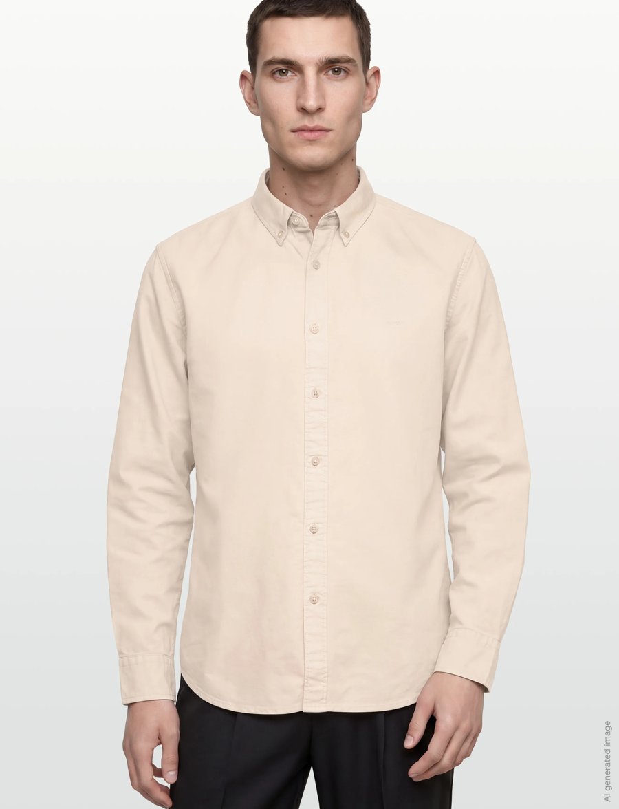 Levi's® - AUTHENTIC BUTTON DOWN PUMICE S - jeanshemden - tans - 3