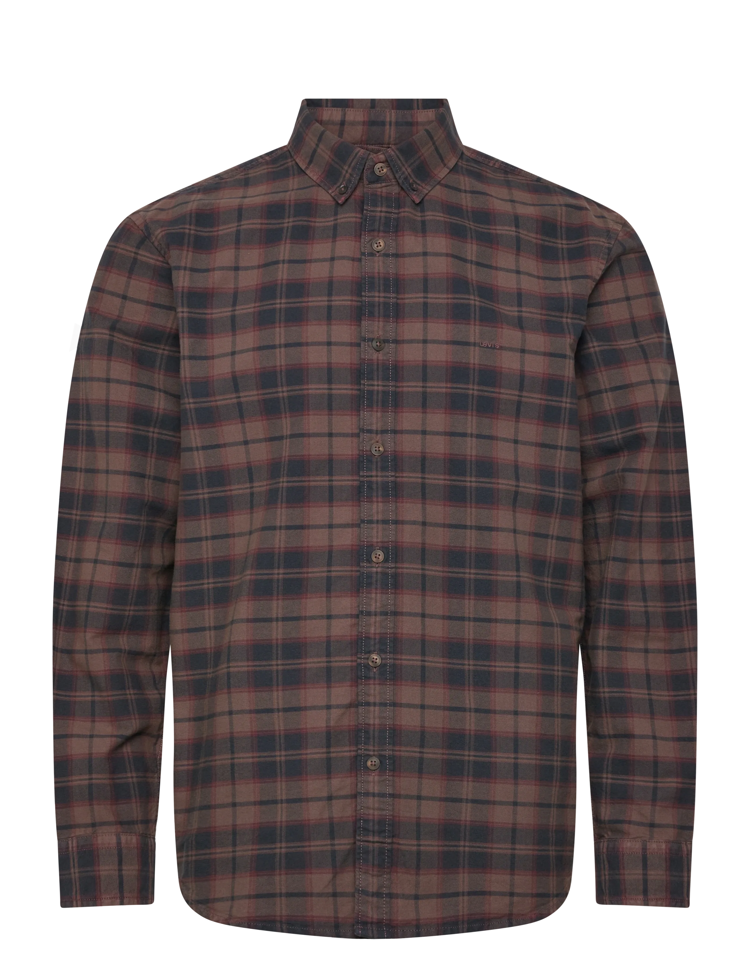 Levi's® AUTHENTIC BUTTON DOWN CHOCOLAT - Skjorter - BROWNS / brown