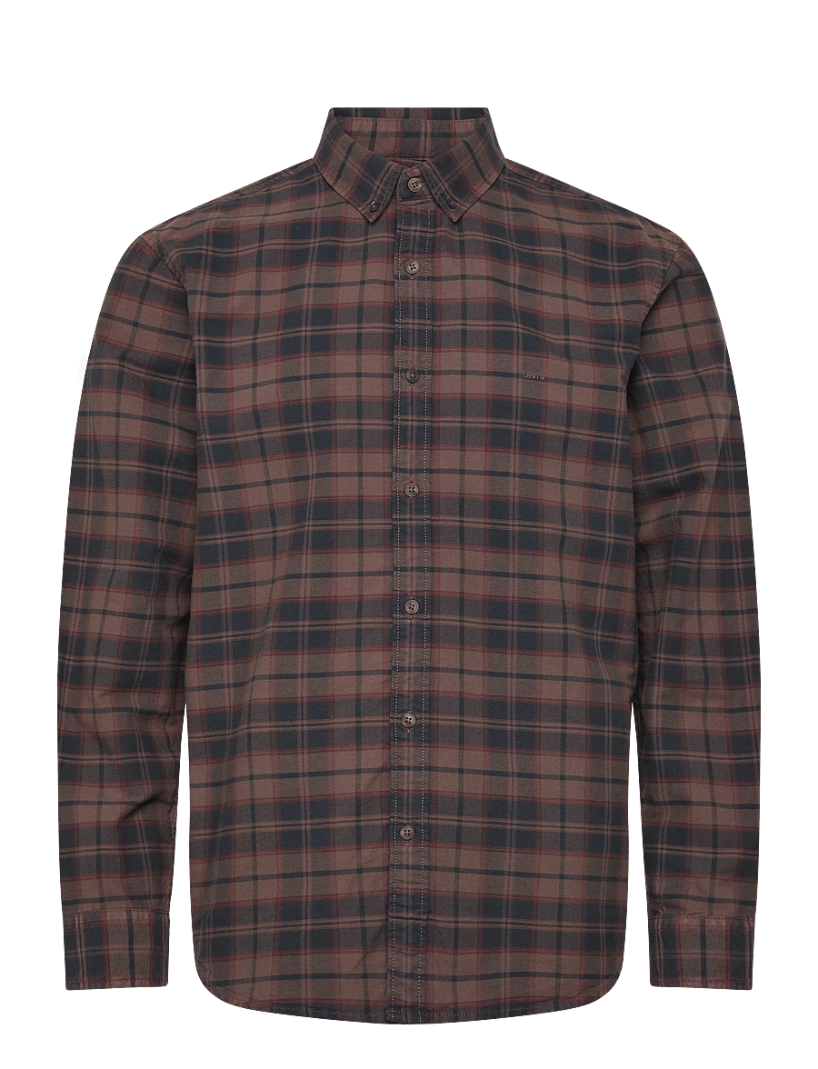 Levi's® - AUTHENTIC BUTTON DOWN CHOCOLAT - ruudulised särgid - browns - 1