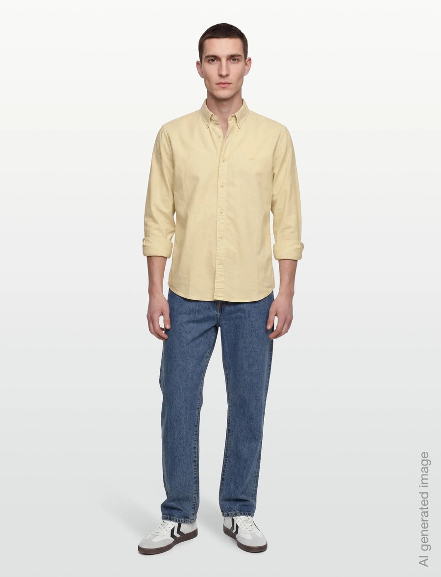 Levi's® - AUTHENTIC BUTTON DOWN RUTABAGA - oxford-skjortor - yellows - 0
