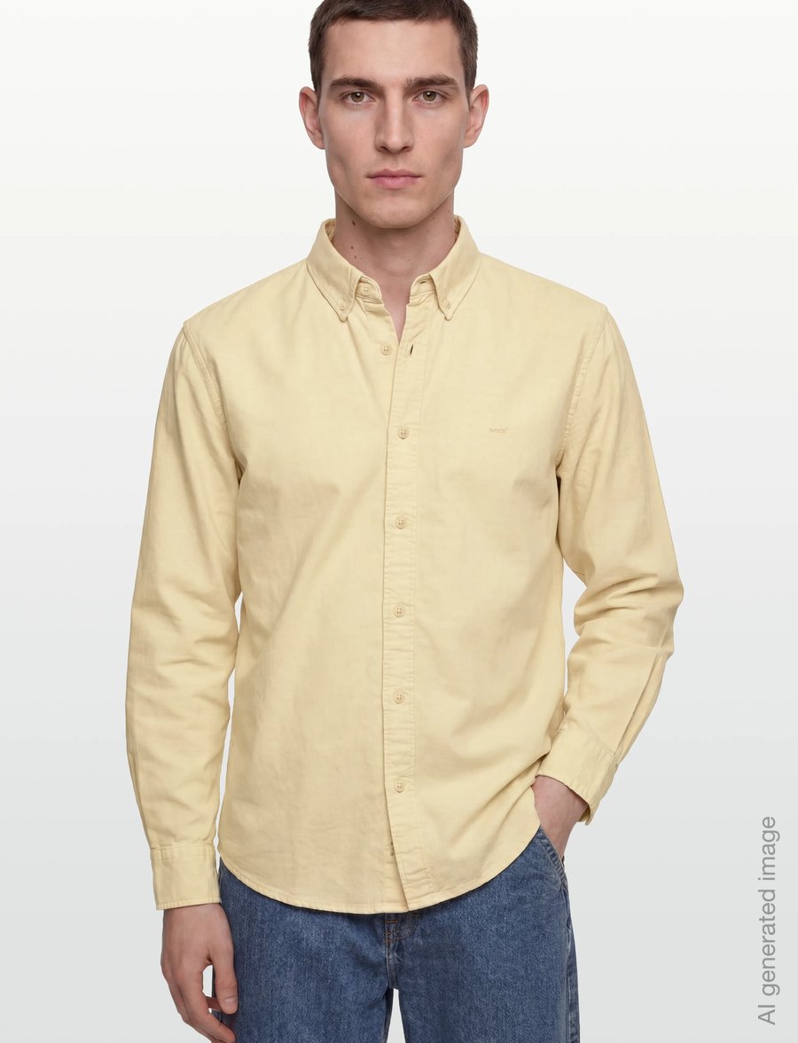 Levi's® - AUTHENTIC BUTTON DOWN RUTABAGA - oxford-skjortor - yellows - 3