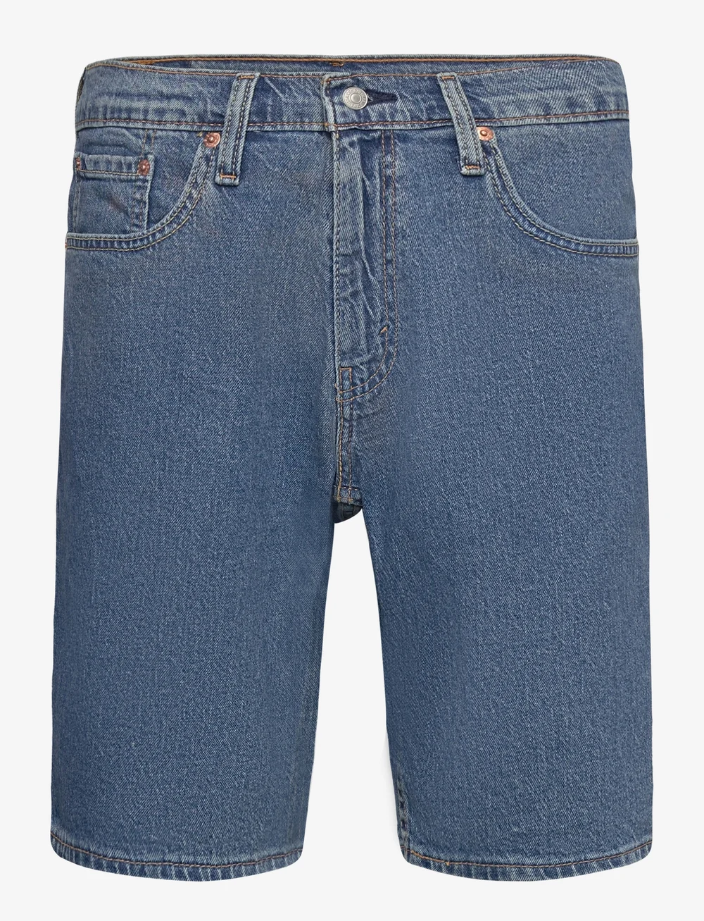 Levi's® - 445 ATHLETIC SHORTS HERMES SWI - jeans shorts - med indigo - flat finish - 1