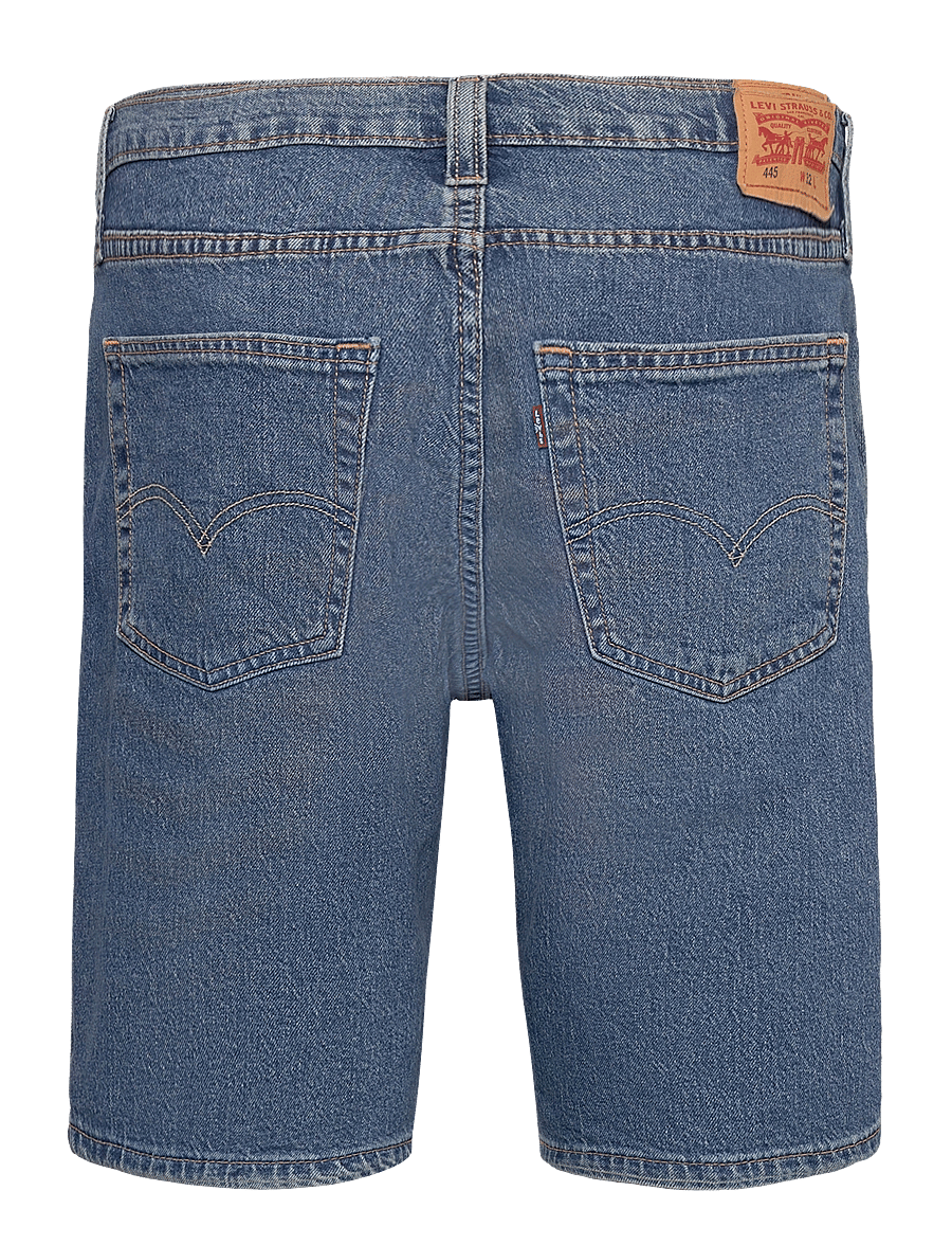 Levi's® - 445 ATHLETIC SHORTS HERMES SWI - denim shorts - med indigo - flat finish - 2