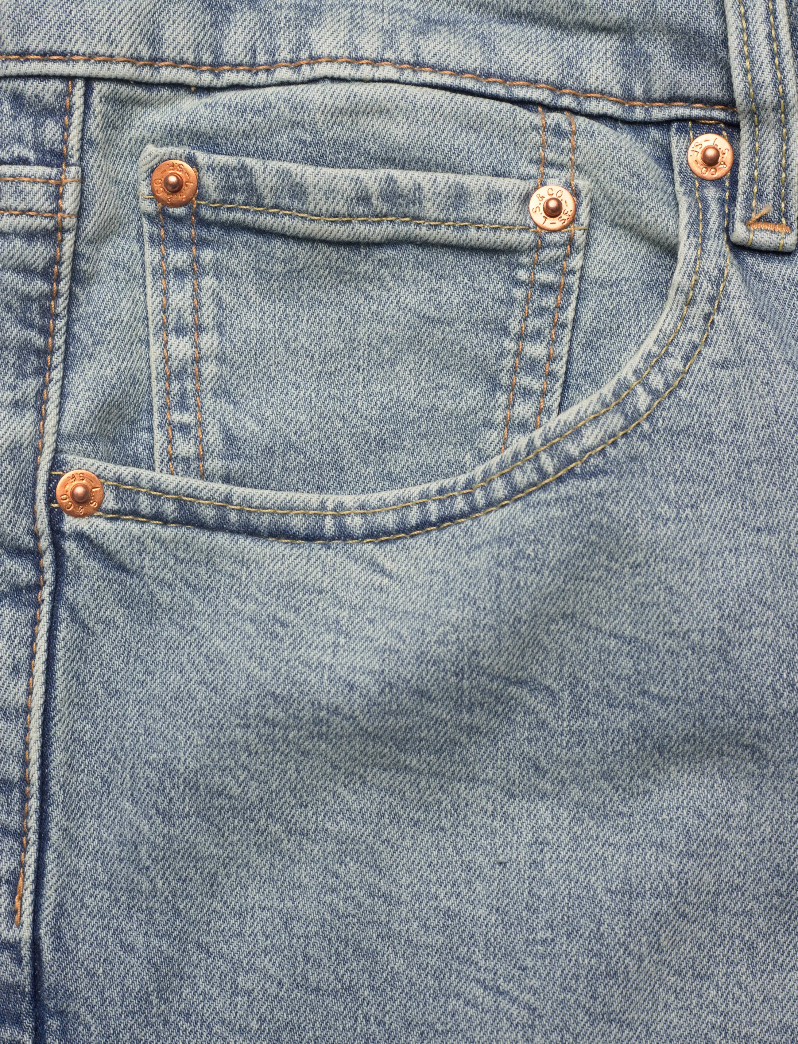 Levi's® - 445 ATHLETIC SHORTS ATLAS SKIE - gallastuttbuxur - light indigo - worn in - 2