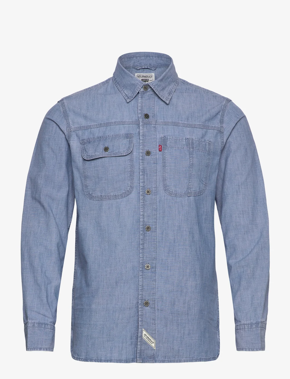 Levi's® - LS AUBURN WORKER LINDE CHAMBRA - chemises en jean - blues - 1