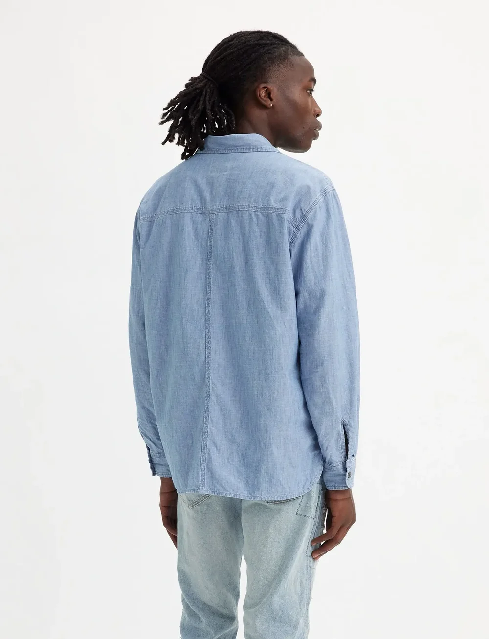 Levi's® - LS AUBURN WORKER LINDE CHAMBRA - chemises en jean - blues - 3