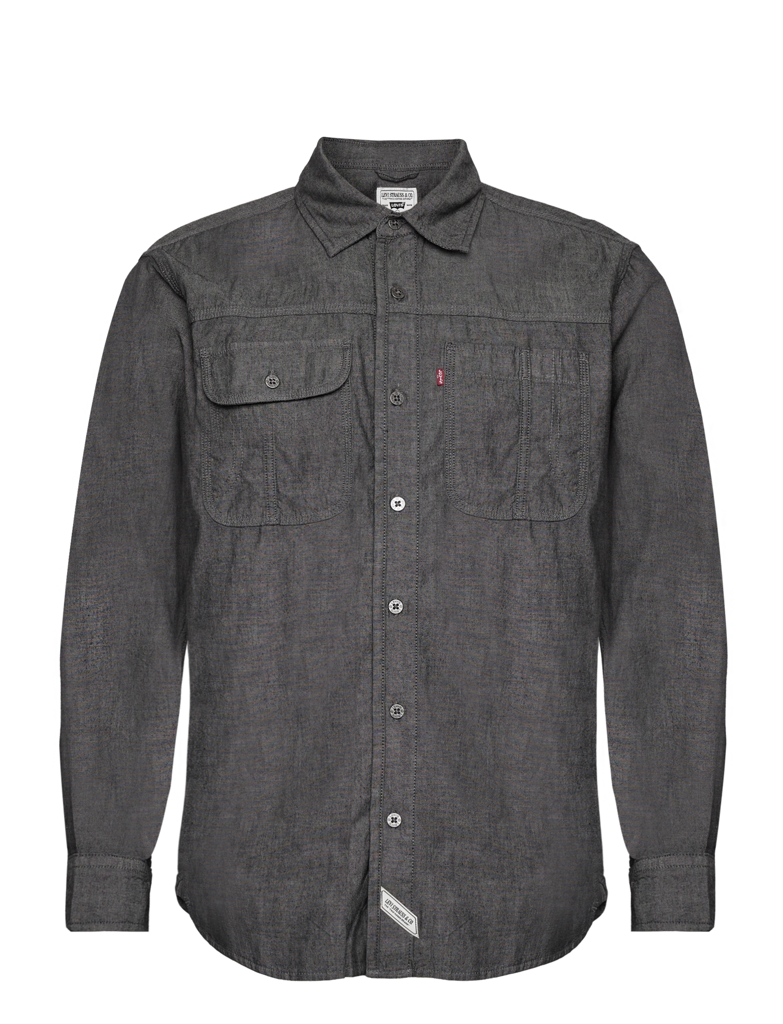 Levi's® - LS AUBURN WORKER RILEY BLACK C - blacks - 1