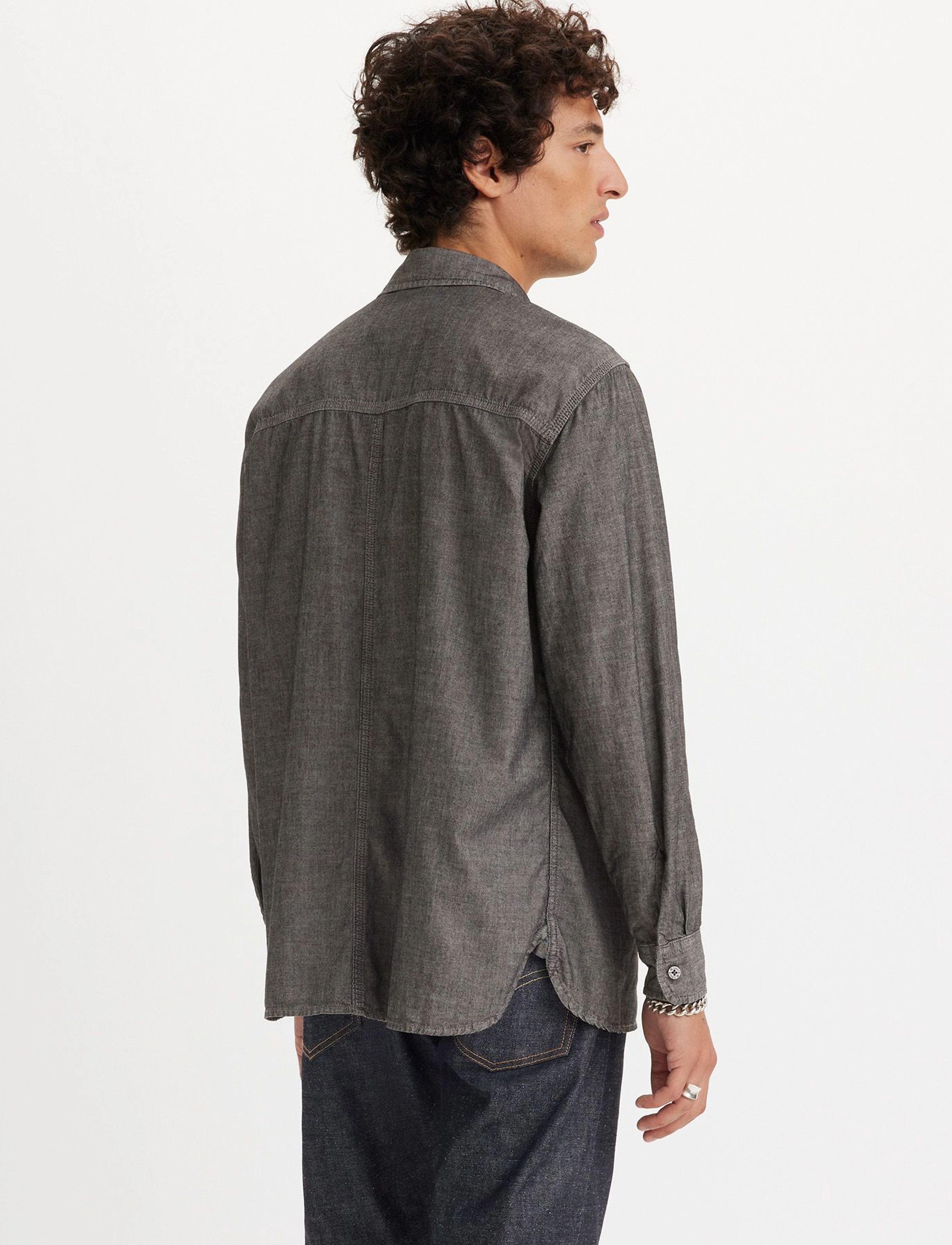 Levi's® - LS AUBURN WORKER RILEY BLACK C - blacks - 4