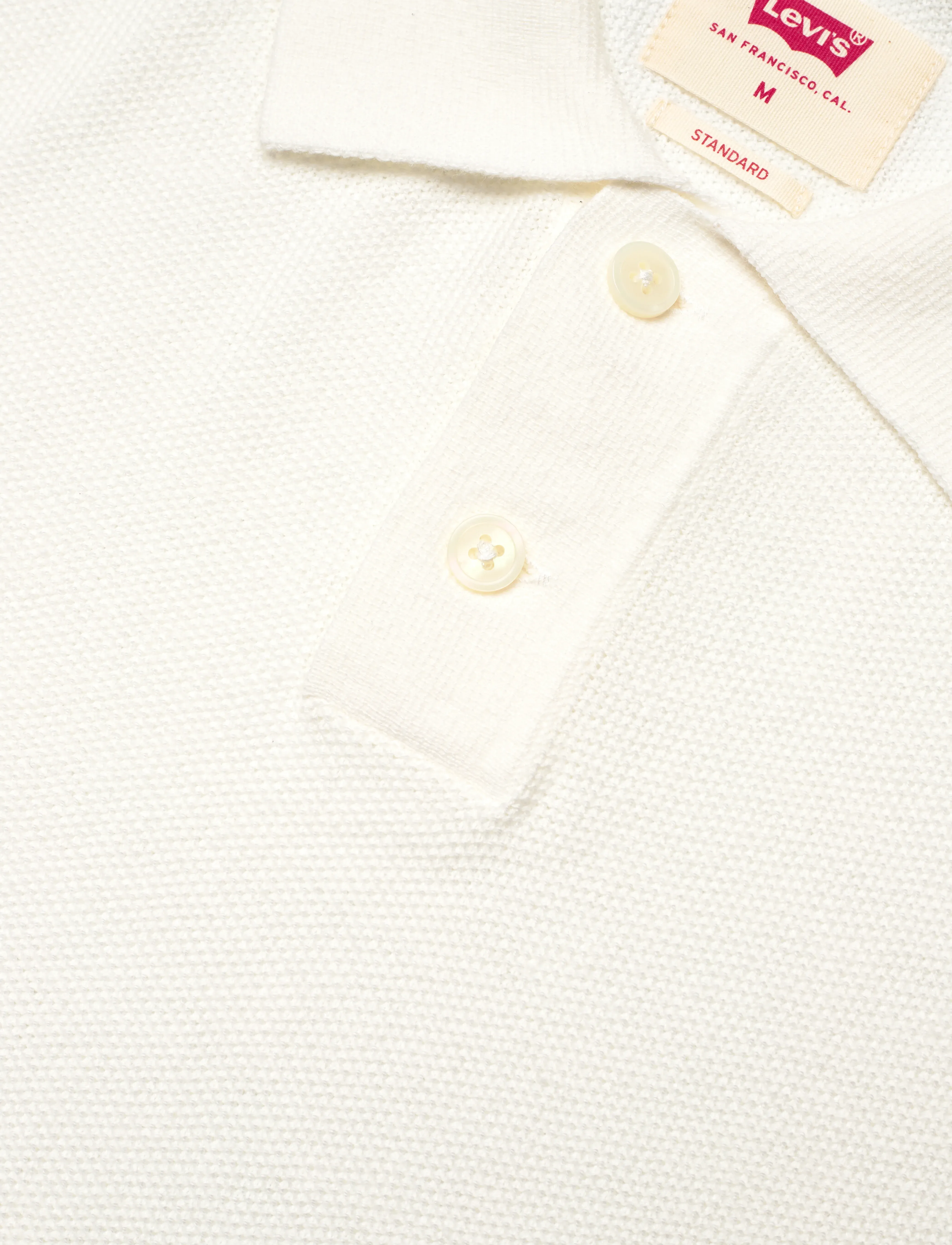 Levi's® - SWEATER KNIT POLO LINEN SEED S - gestrickte polohemden - multi-color - 4