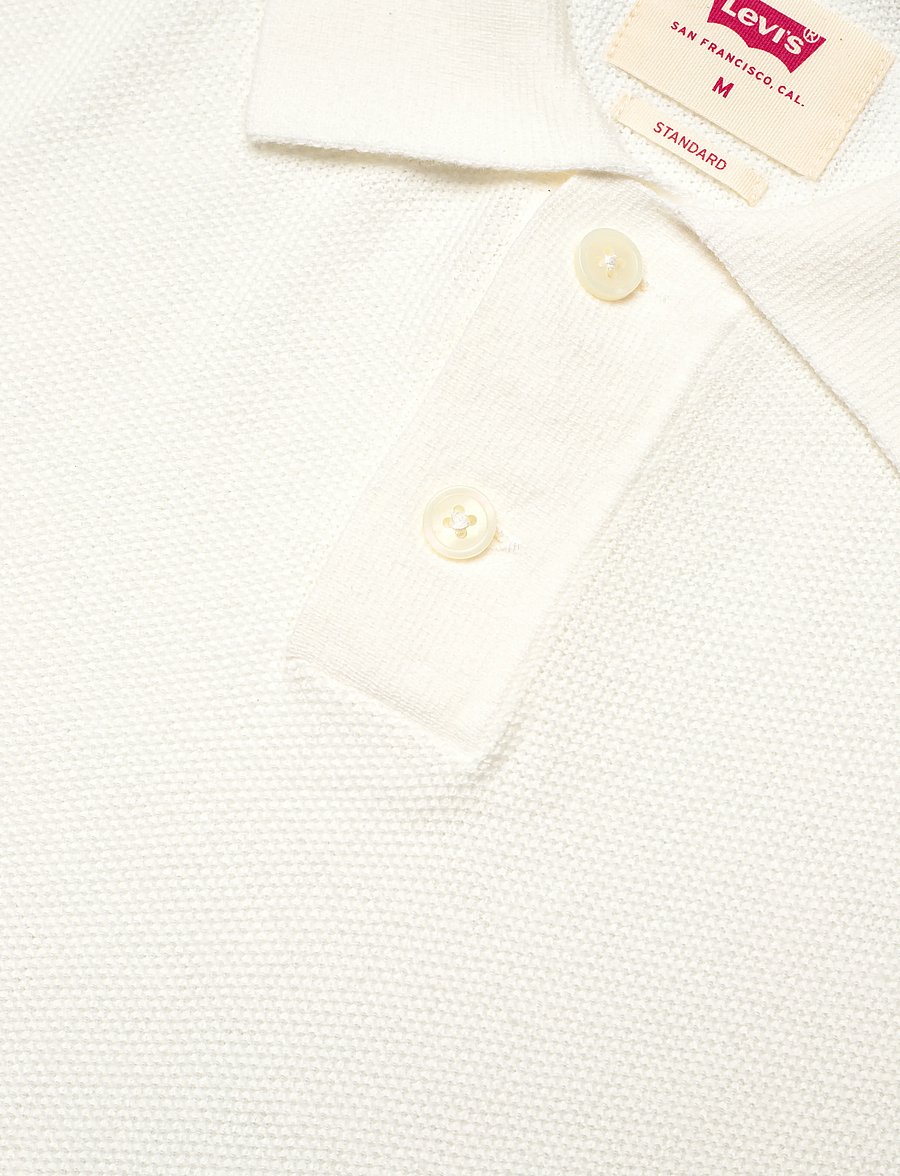 Levi's® - SWEATER KNIT POLO LINEN SEED S - polostrik - multi-color - 4