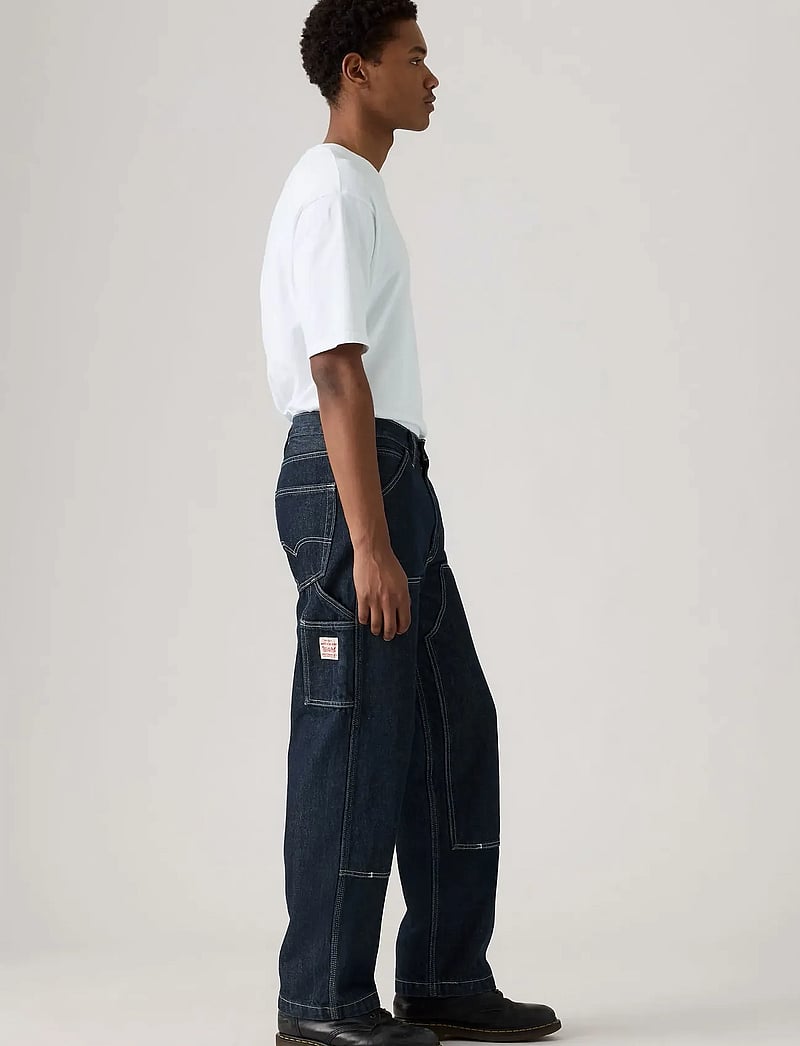 Levi's® - 568 LOOSE STRT DBL KNEE MORNIN - loose jeans - dark indigo - flat finish - 3