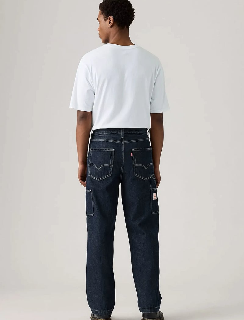 Levi's® - 568 LOOSE STRT DBL KNEE MORNIN - loose jeans - dark indigo - flat finish - 4