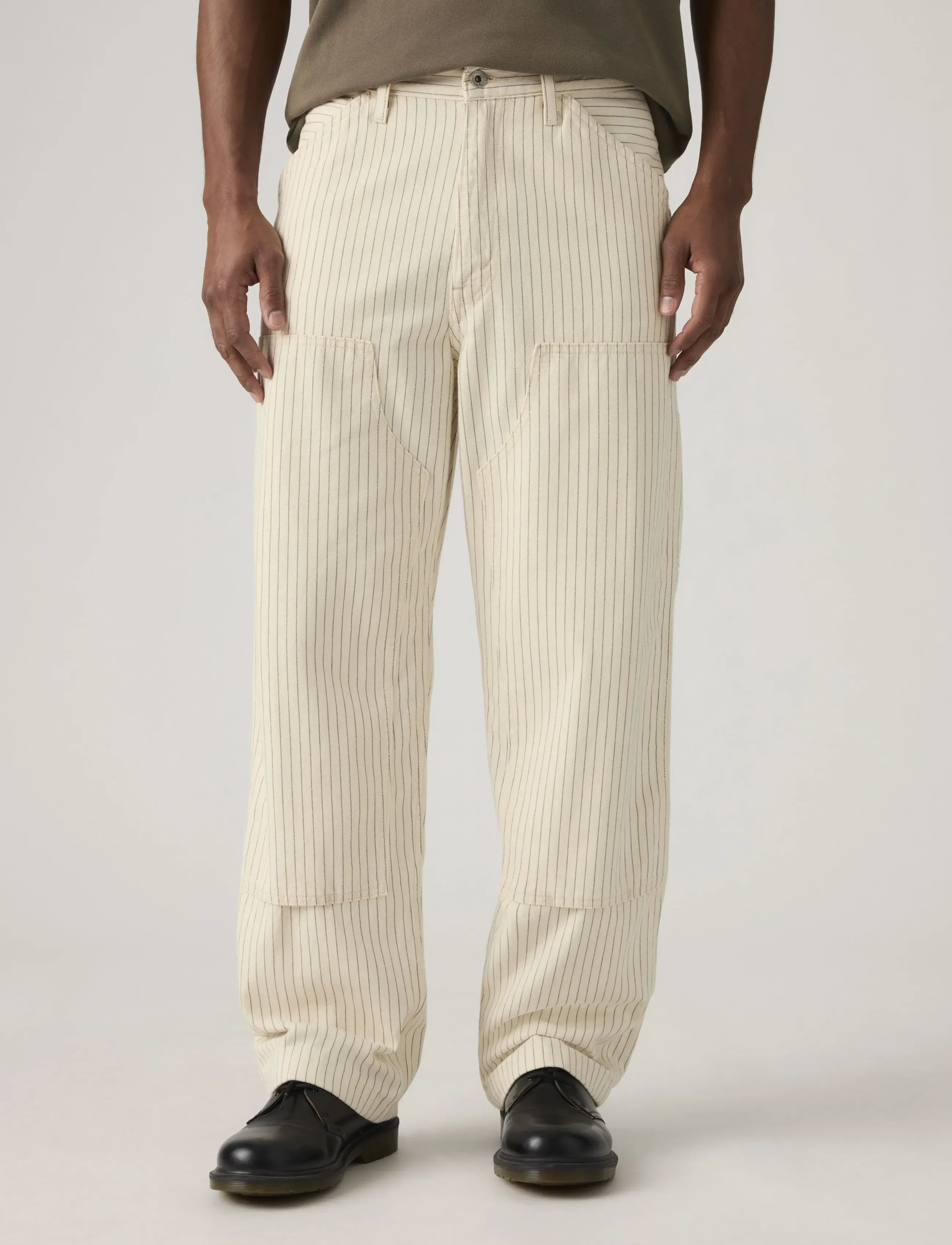 Levi's® - 568 LOOSE STRT DBL KNEE MARRIS - rúmar gallabuxur - neutrals - 5