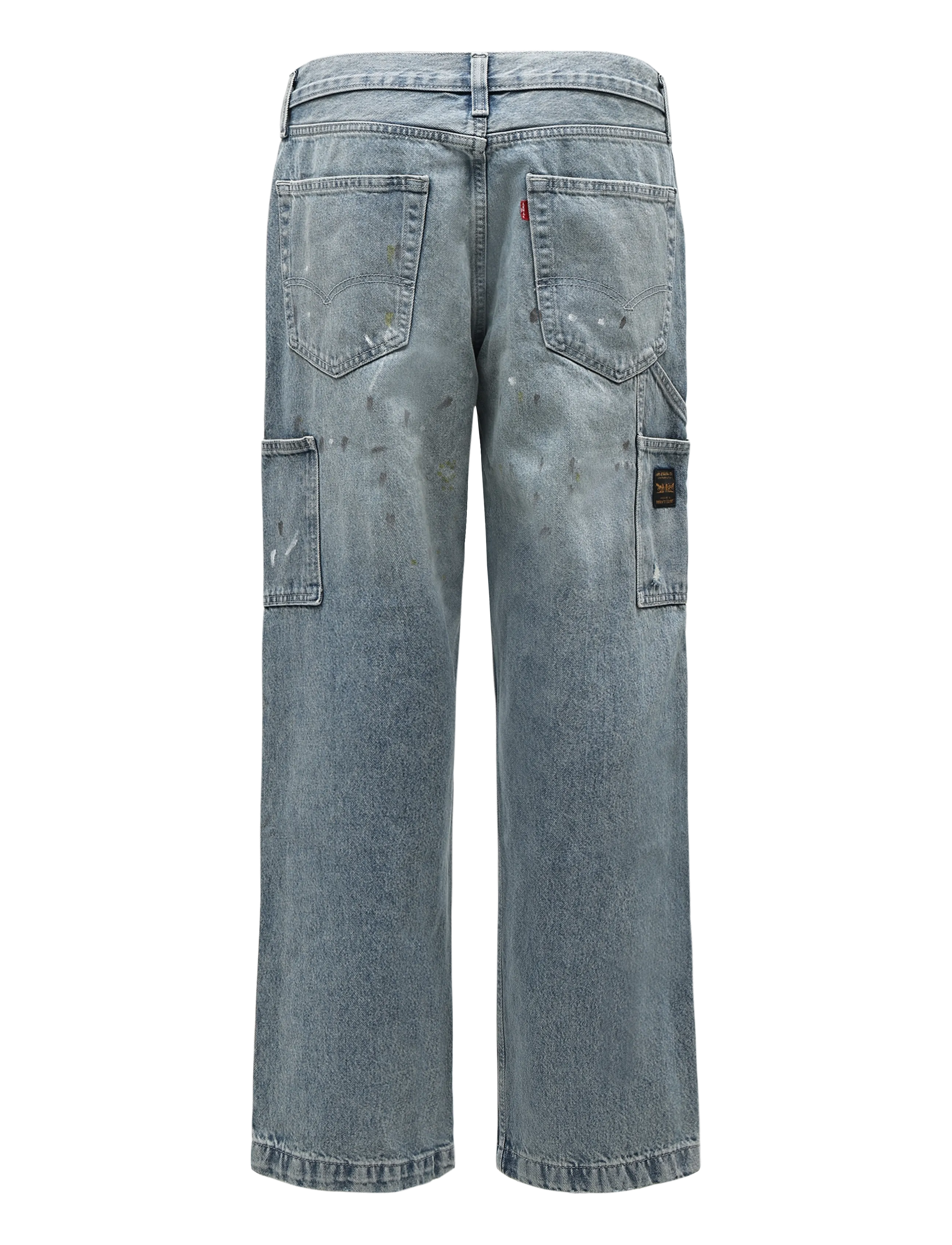 Levi's® - 568 LOOSE STRT DBL KNEE DIVING - med indigo - worn in - 1
