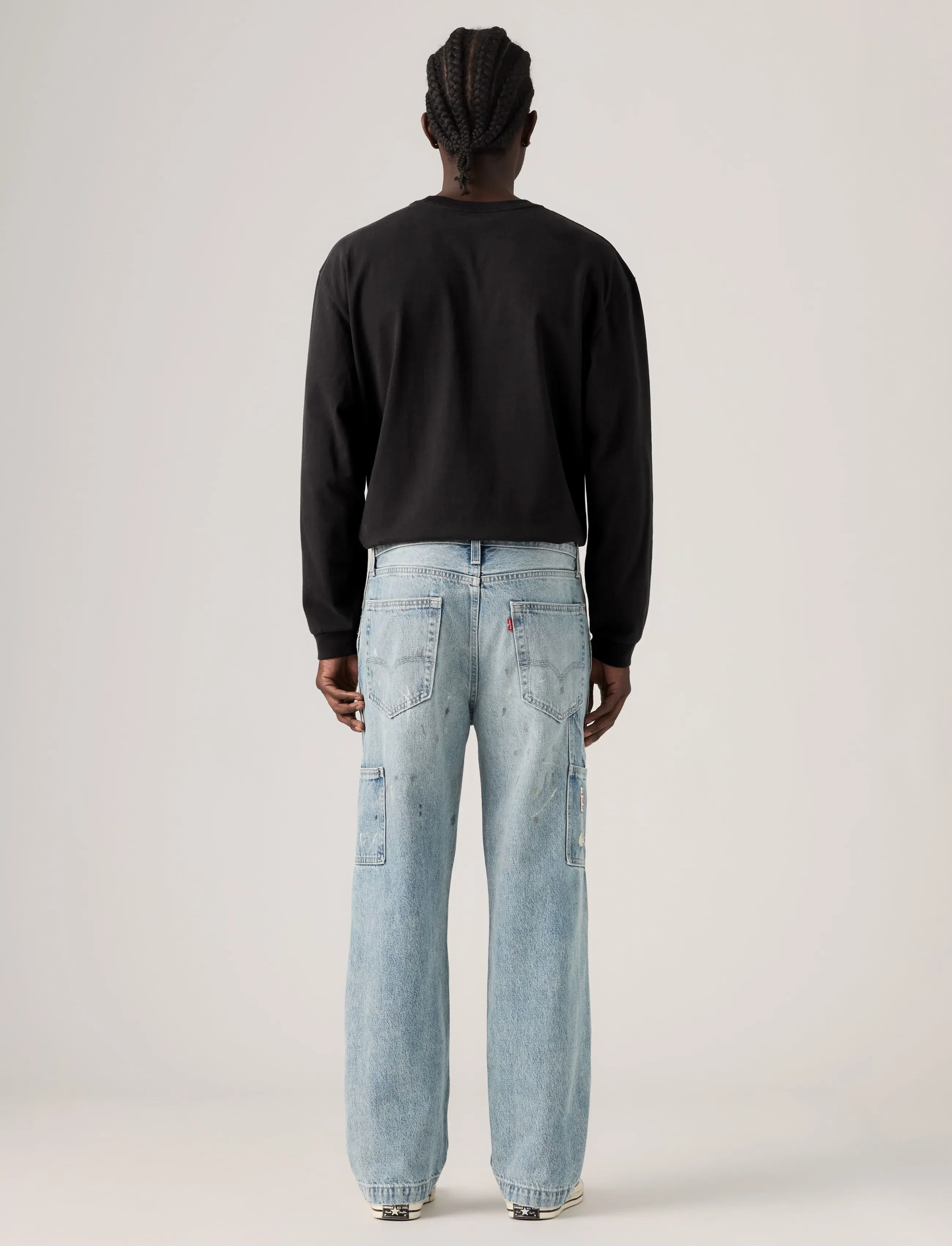 Levi's® - 568 LOOSE STRT DBL KNEE DIVING - weite jeans - med indigo - worn in - 4