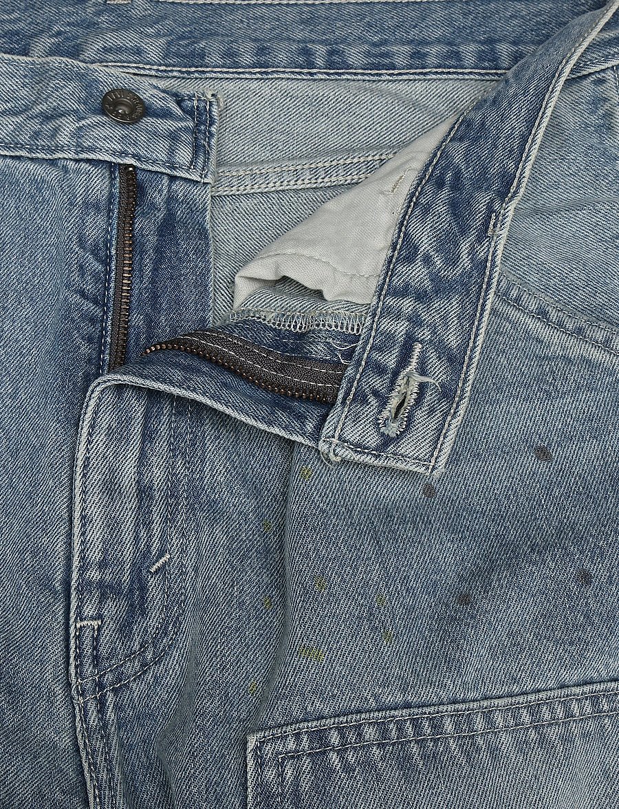 Levi's® - 568 LOOSE STRT DBL KNEE DIVING - alt laienevad teksad - med indigo - worn in - 3