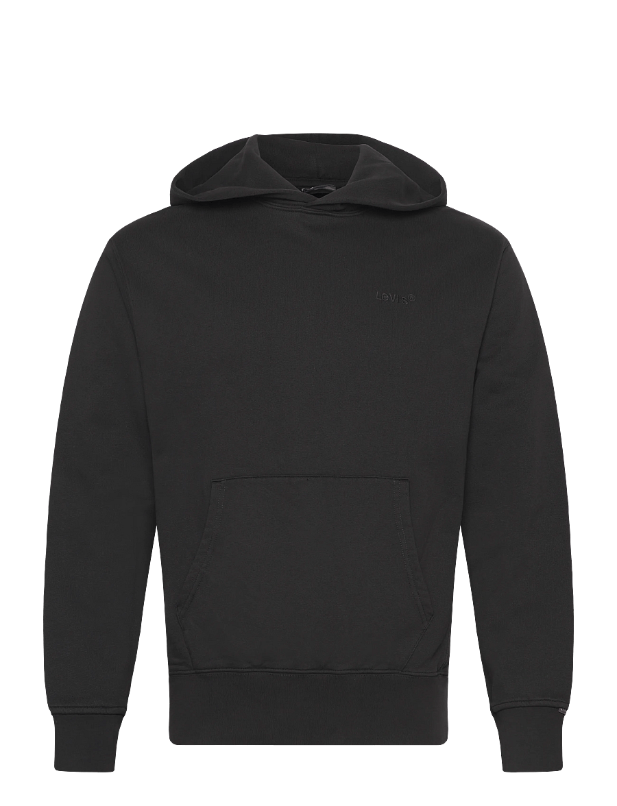 Levi's® - THE AUTHENTIC HOODIE BLACK AGA - hættetrøjer - blacks - 1