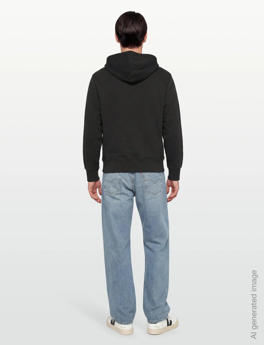 Levi's® - THE AUTHENTIC HOODIE BLACK AGA - hættetrøjer - blacks - 4