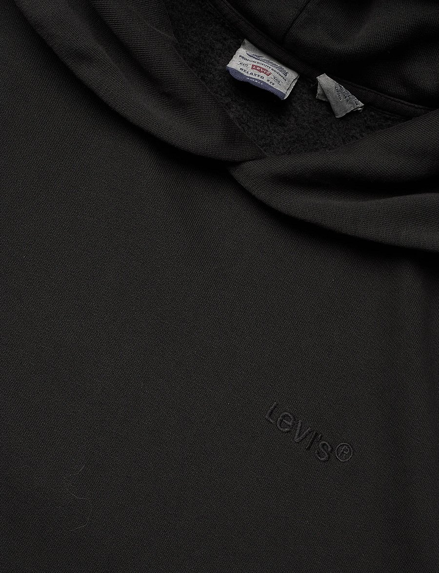 Levi's® - THE AUTHENTIC HOODIE BLACK AGA - hættetrøjer - blacks - 5