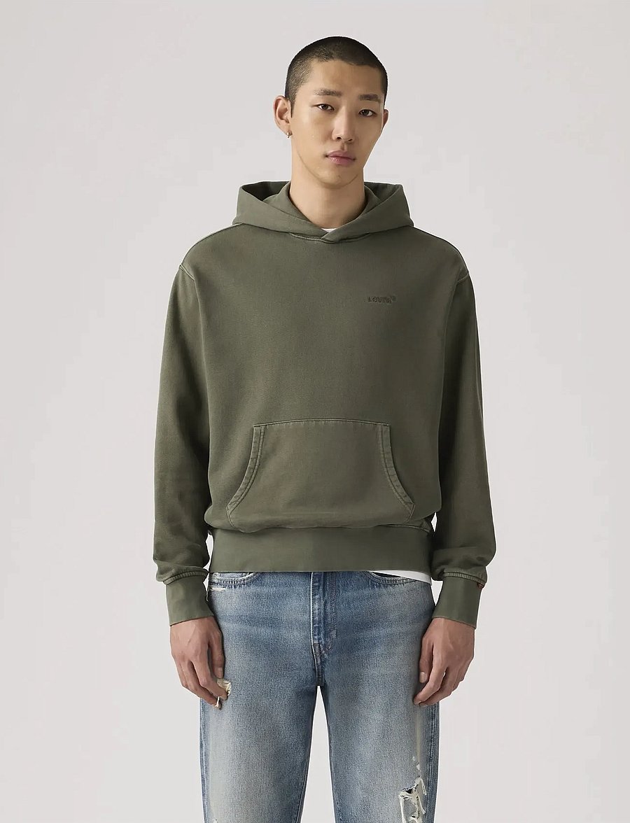 Levi's® - THE AUTHENTIC HOODIE GARMENT D - hettegensere - greens - 0