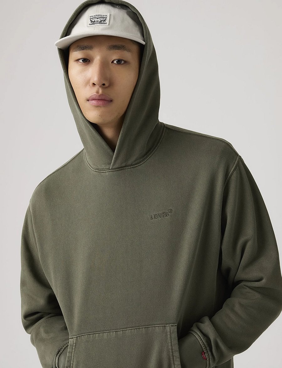 Levi's® - THE AUTHENTIC HOODIE GARMENT D - hettegensere - greens - 4