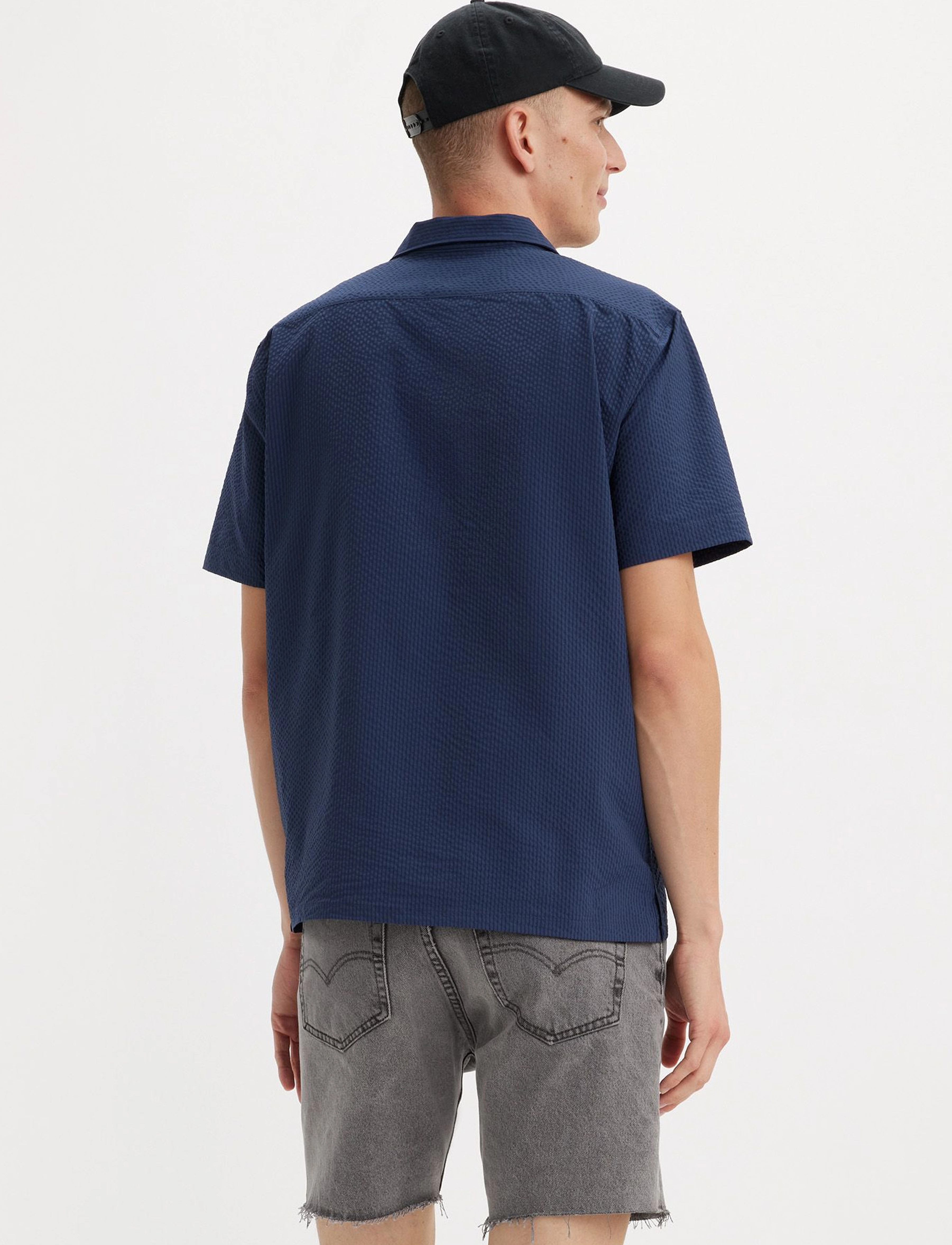 Levi's® - THE STANDARD CAMP SHIRT NAVAL - blues - 4