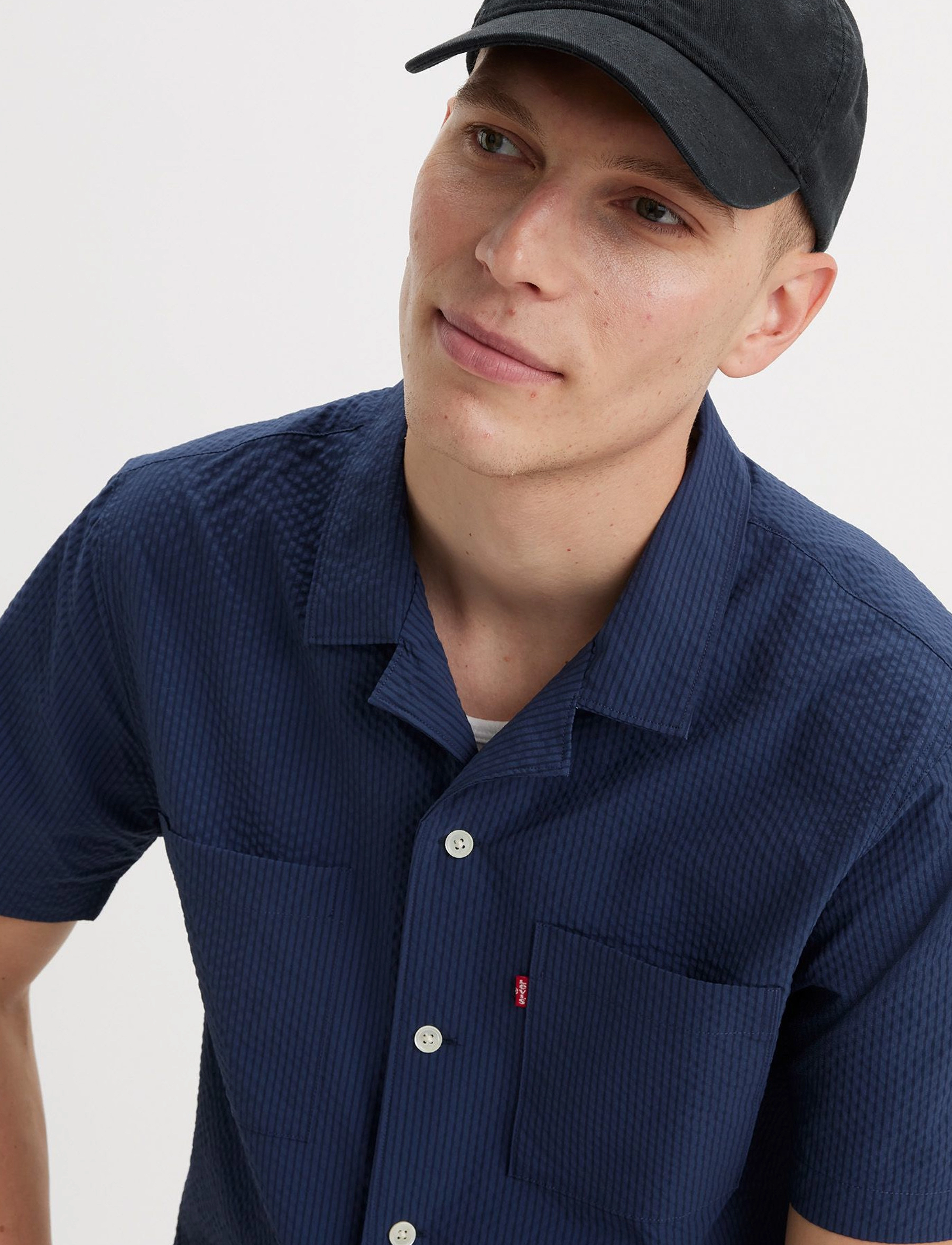 Levi's® - THE STANDARD CAMP SHIRT NAVAL - blues - 5