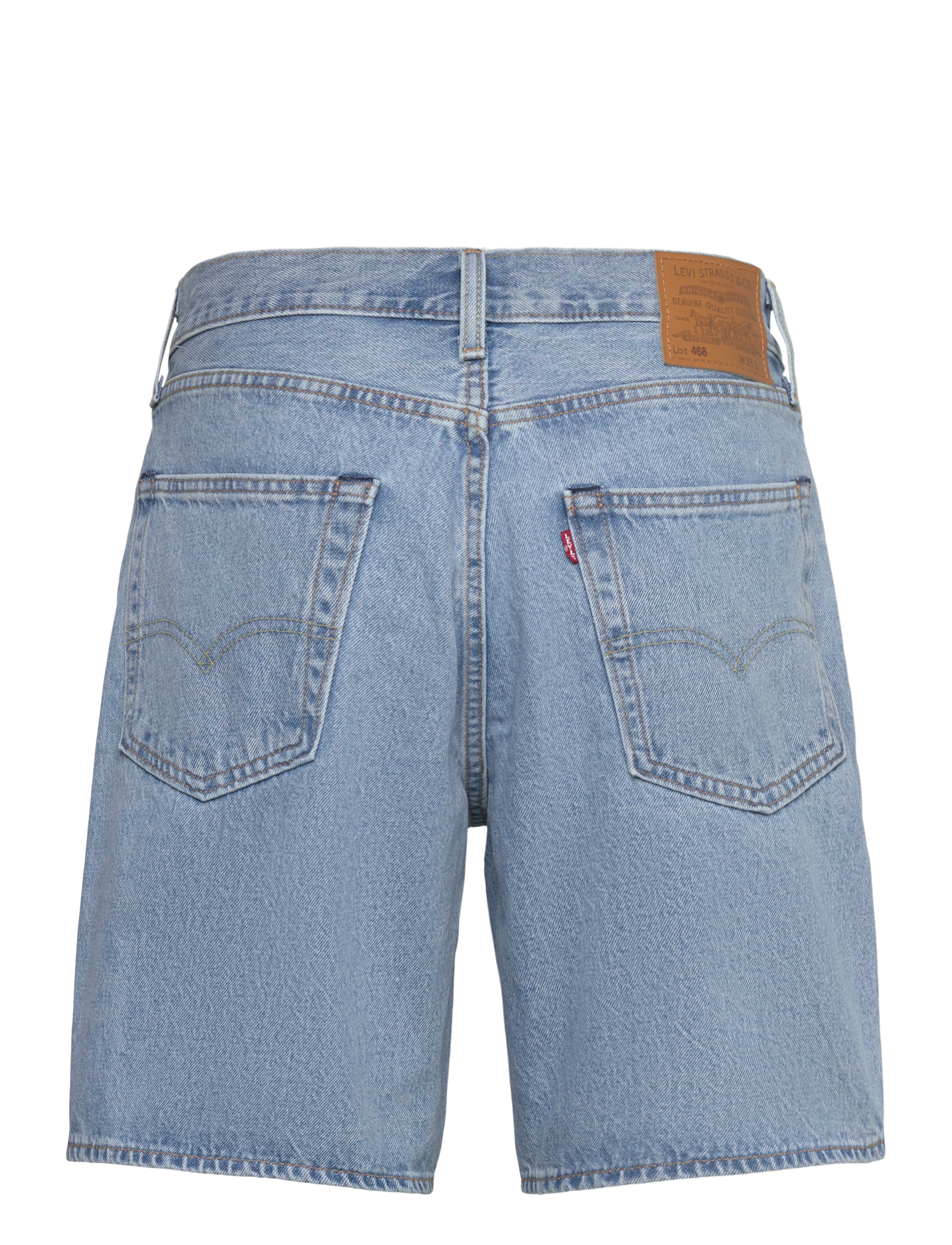 Levi's® - 468 LOOSE SHORTS LIGHT JOG SHO - jeans shorts - light indigo - flat finis - 2