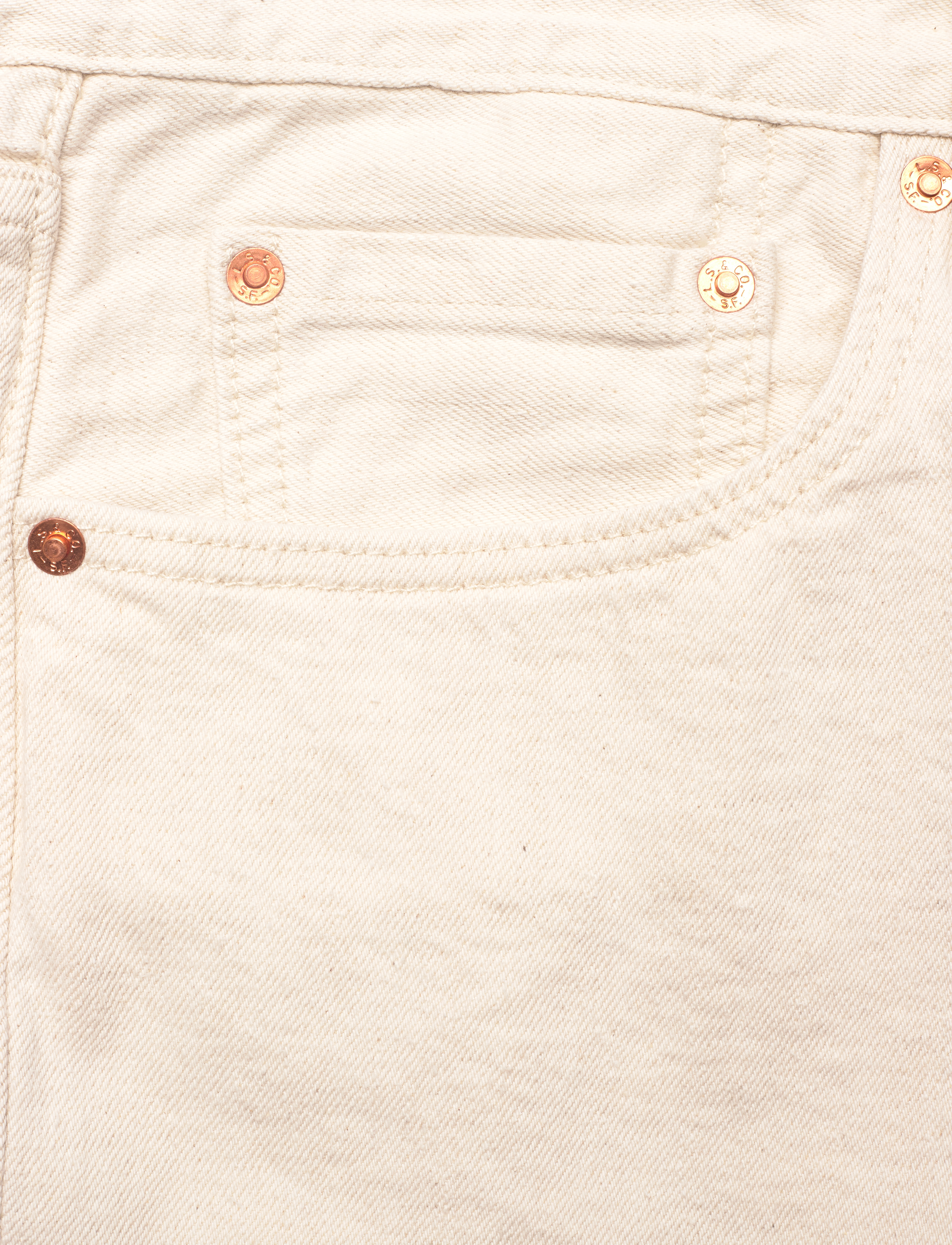 Levi's® - 468 LOOSE SHORTS ECRU JOURNAL - jorts - whites - 5