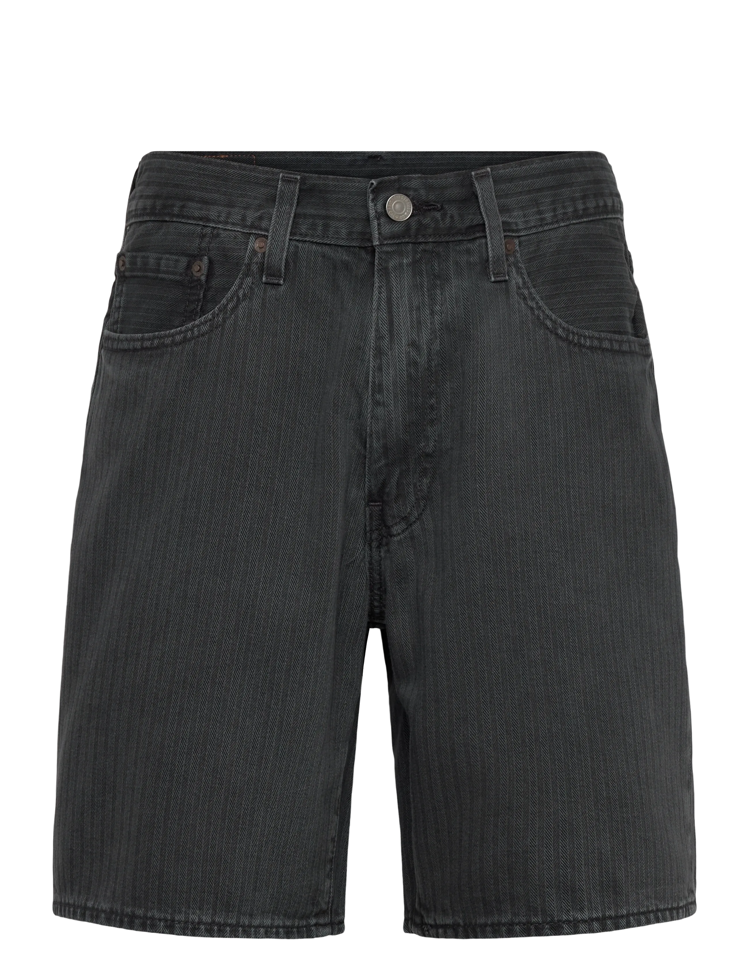 Levi's® 468 LOOSE SHORTS ONYX BADGE OD - Shorts - BLACKS / black