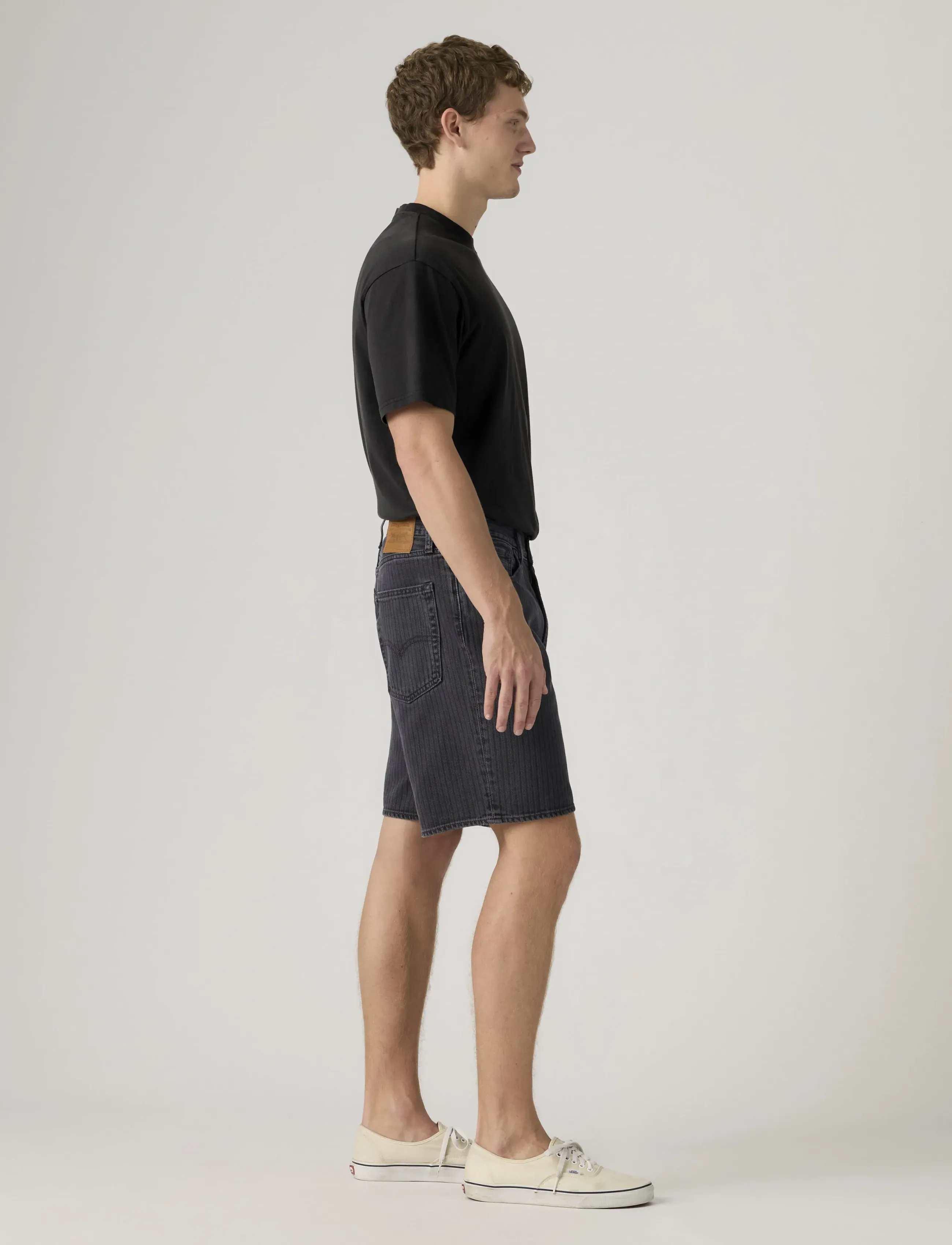 Levi's® - 468 LOOSE SHORTS ONYX BADGE OD - jeansshorts - blacks - 3