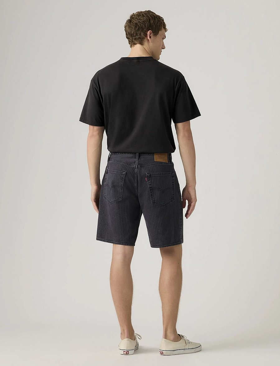 Levi's® - 468 LOOSE SHORTS ONYX BADGE OD - jeansshorts - blacks - 4