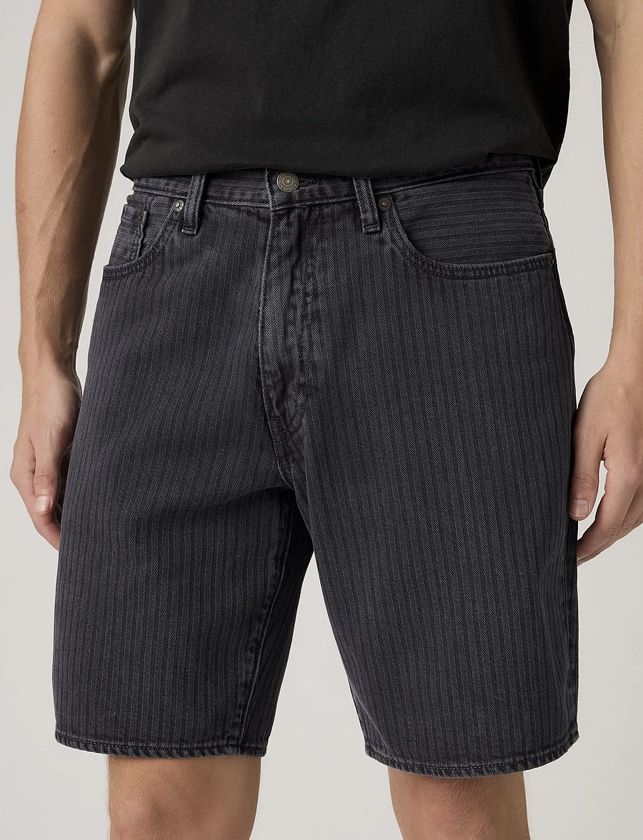 Levi's® - 468 LOOSE SHORTS ONYX BADGE OD - jeansshorts - blacks - 5