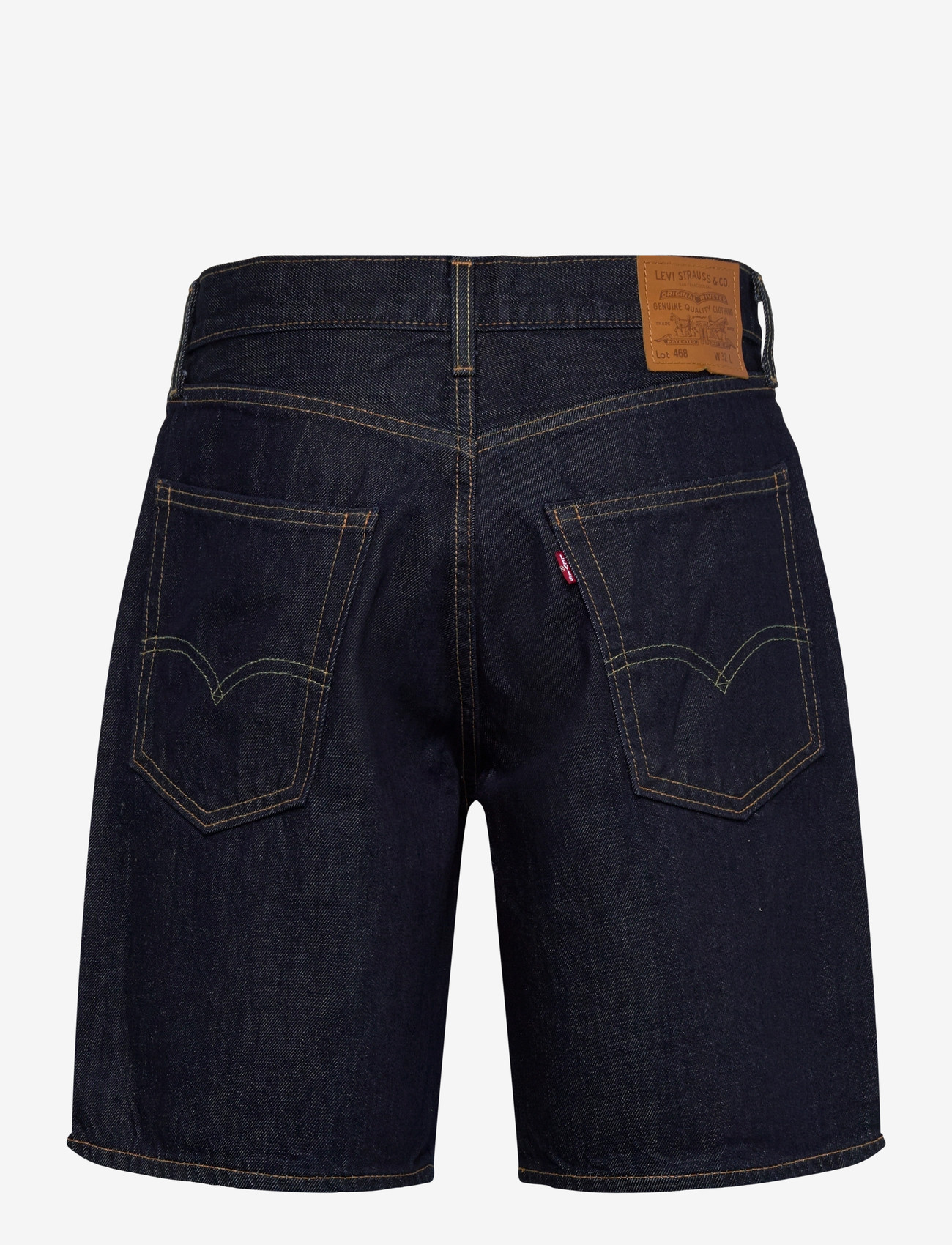 Levi's® - 468 LOOSE SHORTS RINSE MASTER - jorts - dark indigo - flat finish - 1